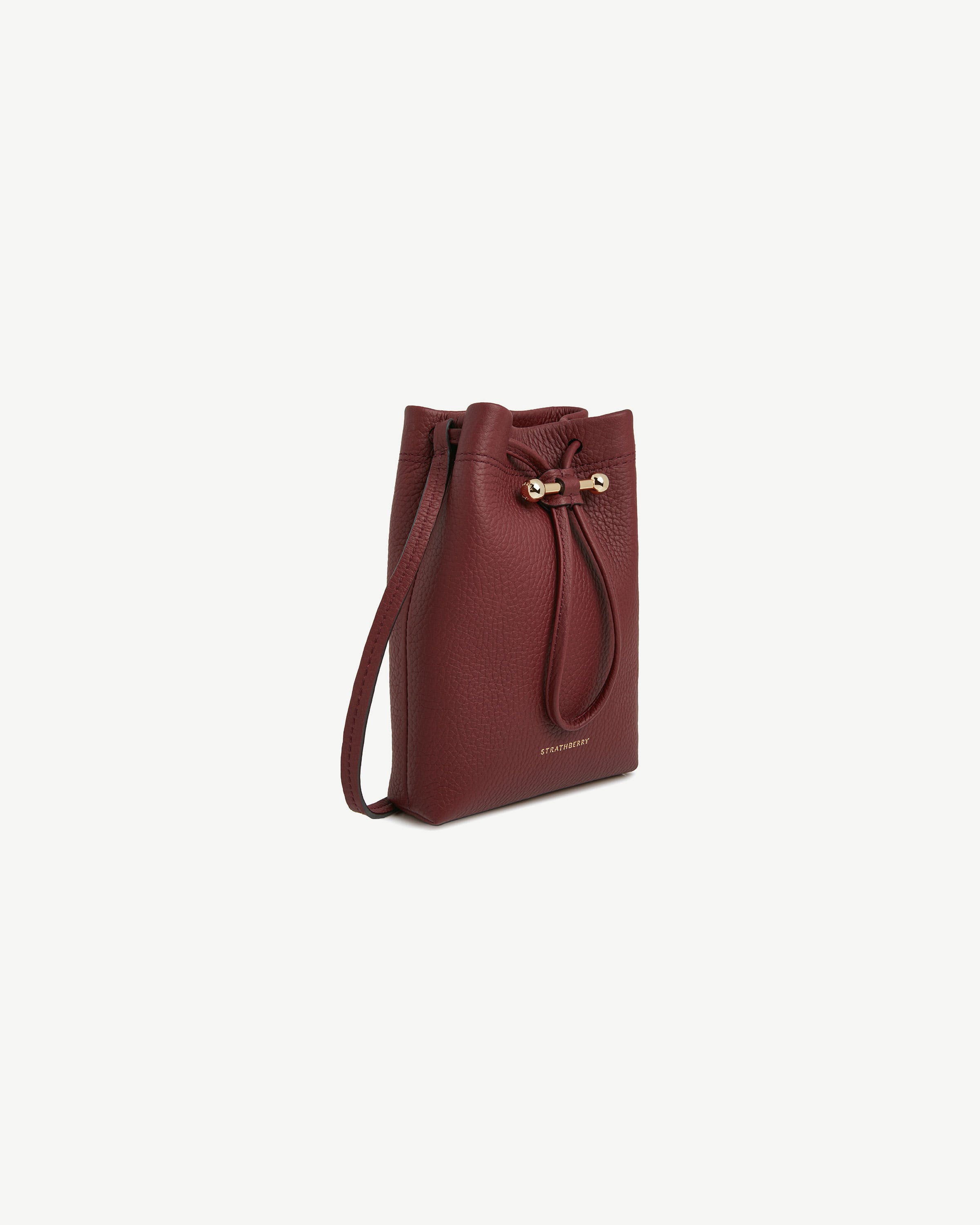 Osette Midi Pouch in Oxblood