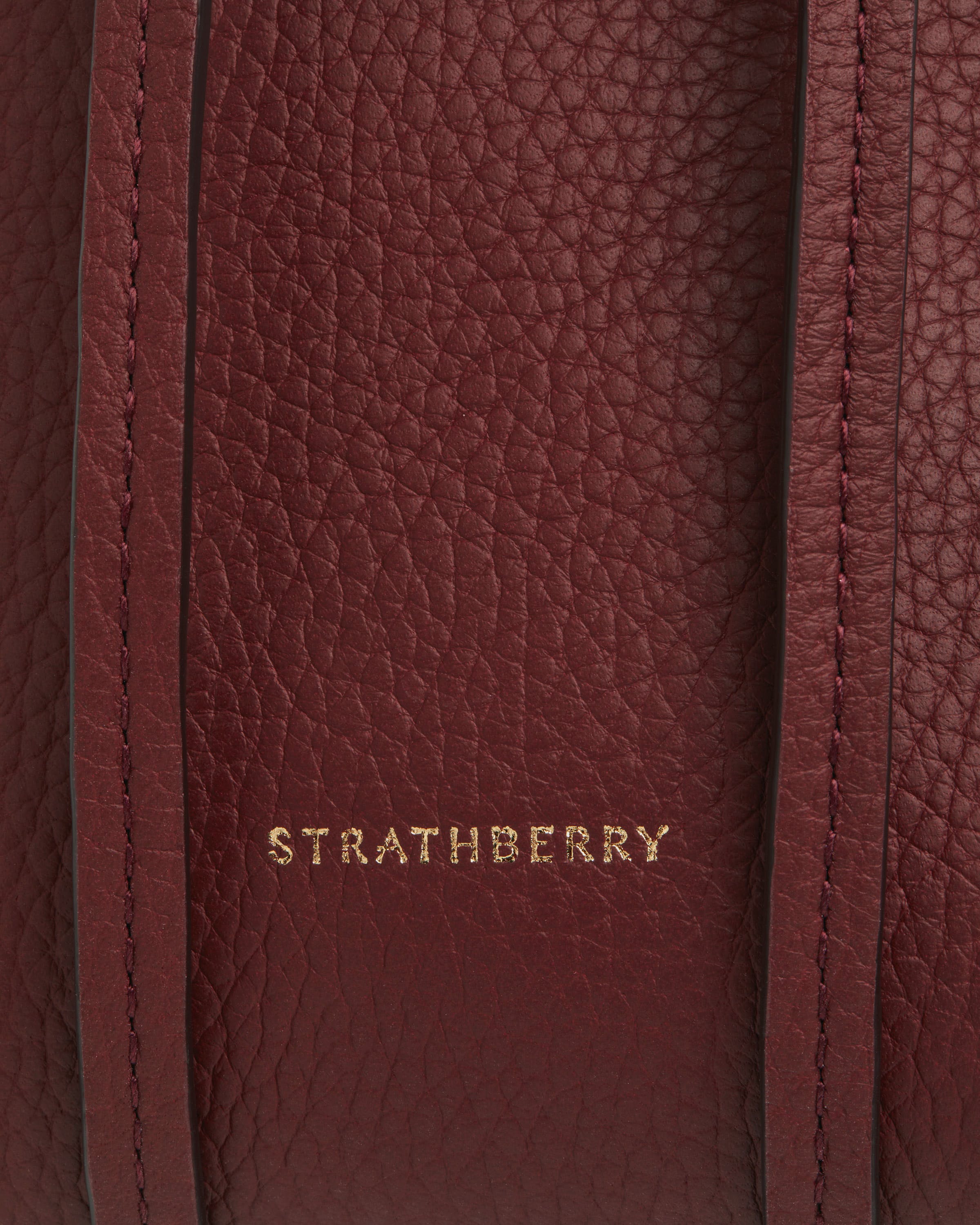 Osette Midi Pouch in Oxblood