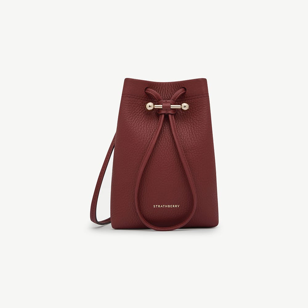 Osette Midi Pouch in Oxblood