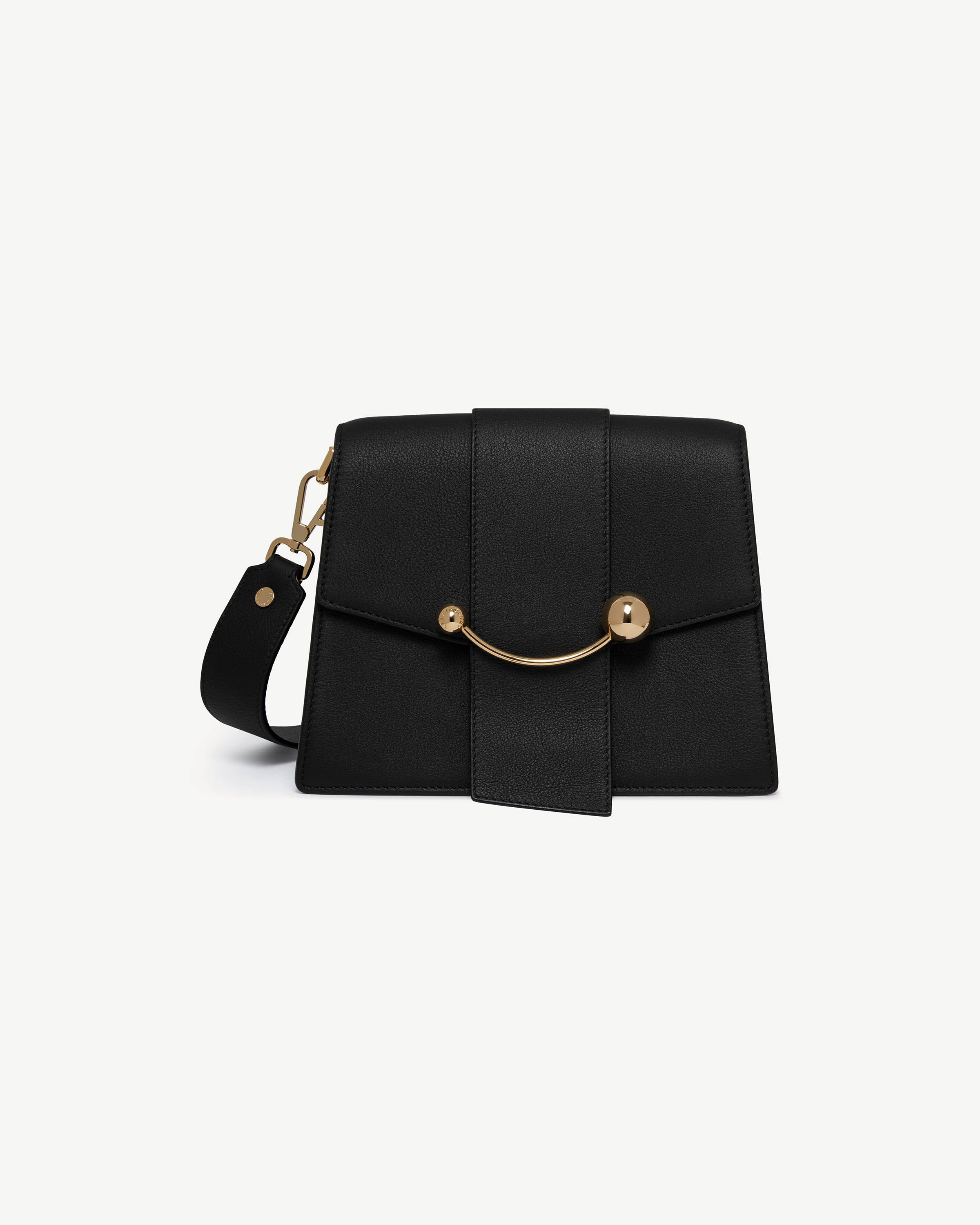 Box Crescent Bag in Black