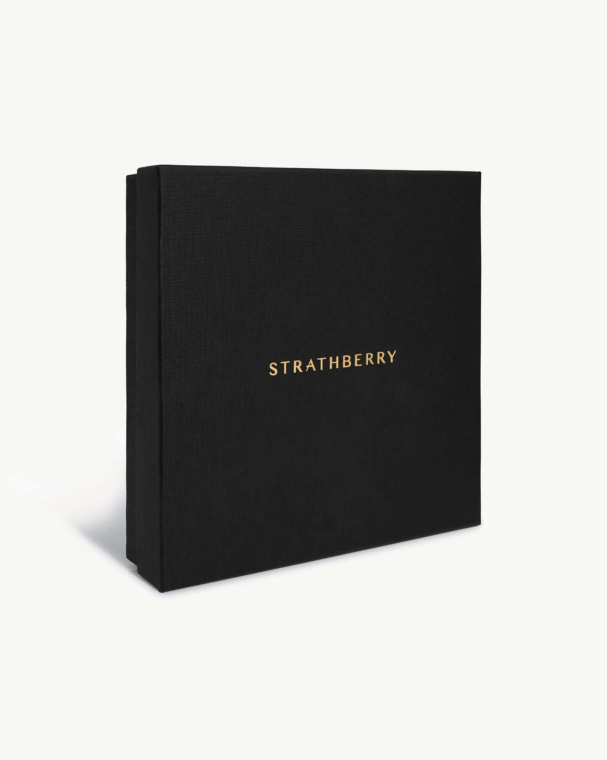 Strathberry Monogram Thin Buckle Belt in Macadamia