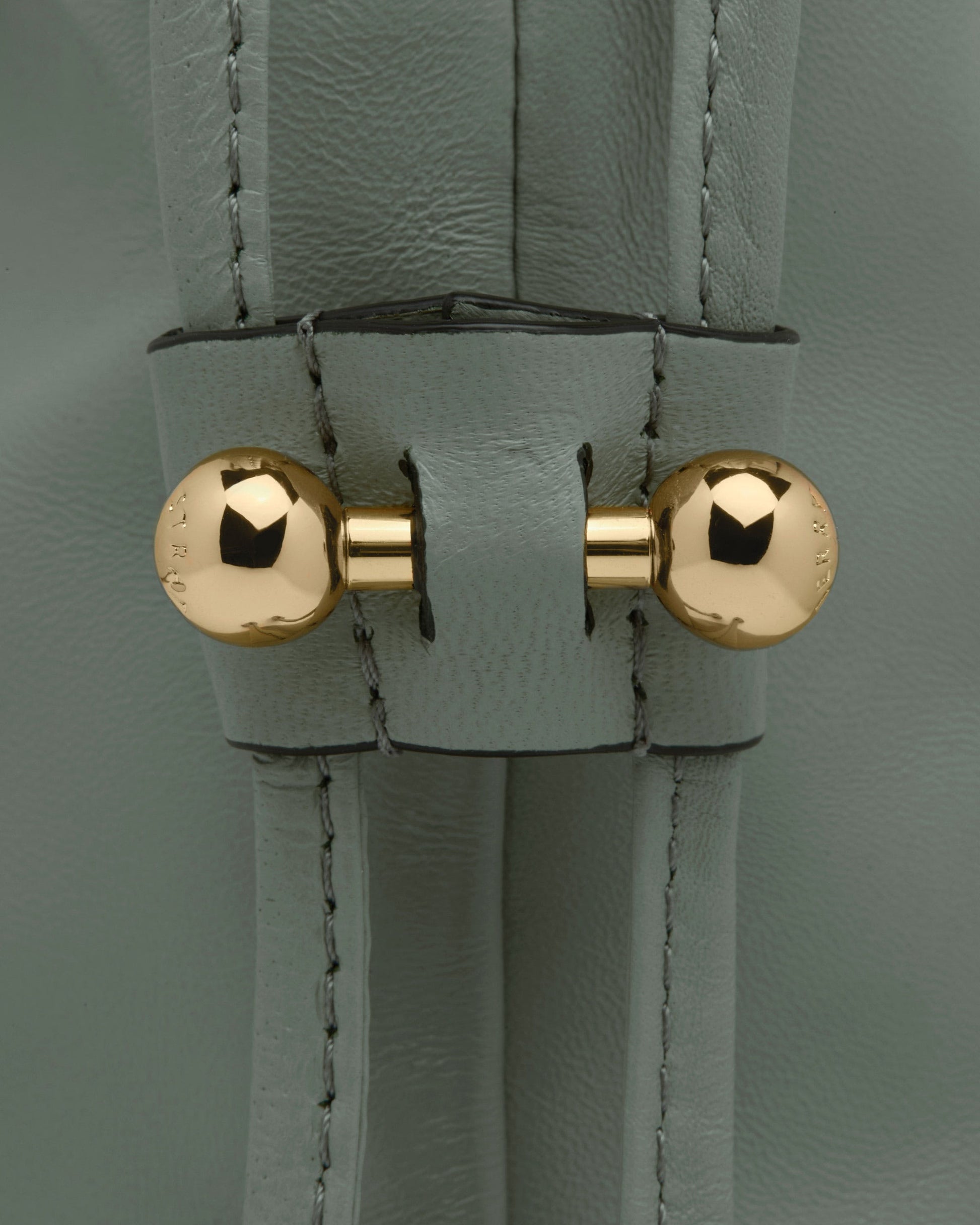 Charlotte Drawstring Bag in Library Green