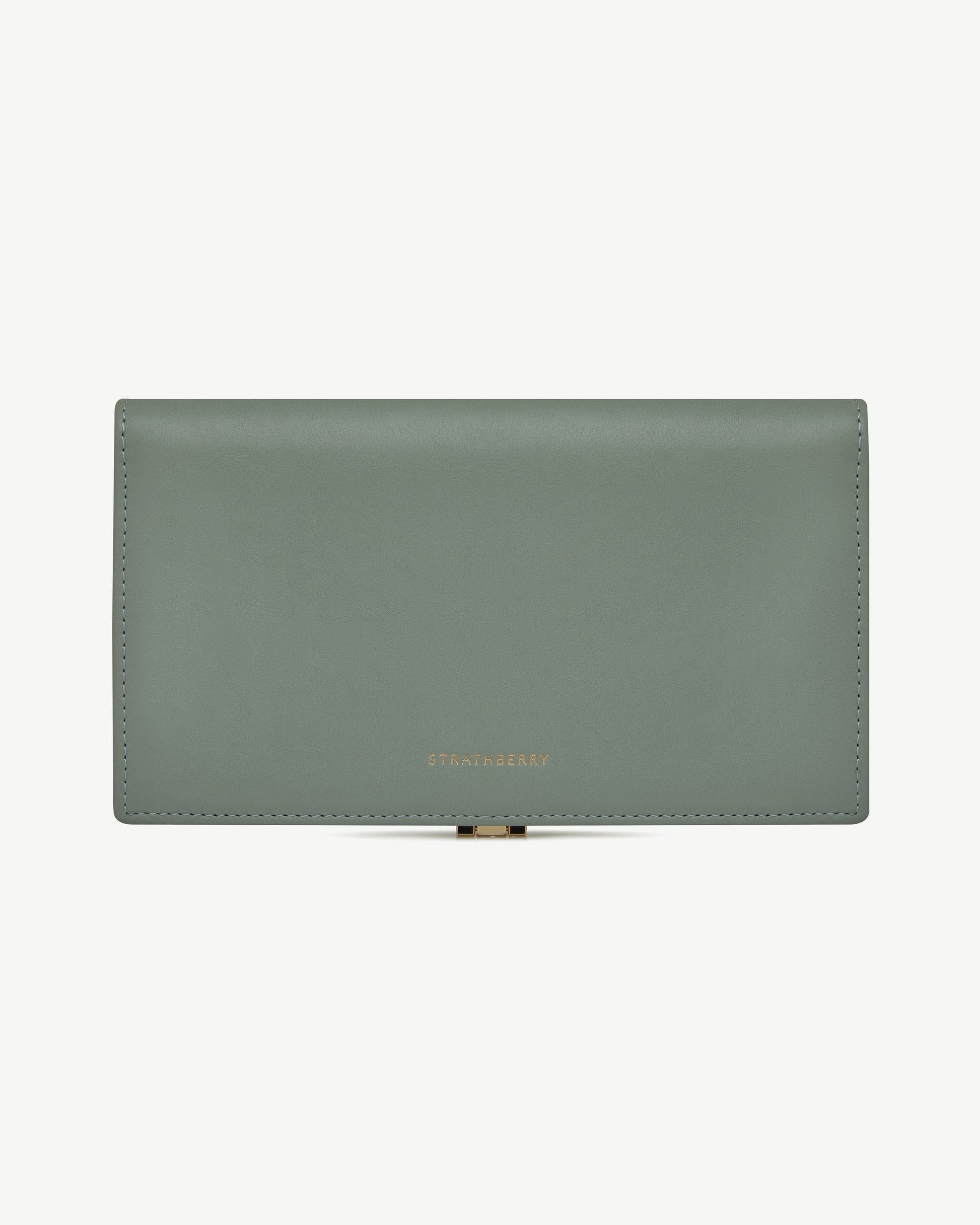 Large Melville Street Wallet in Library Green