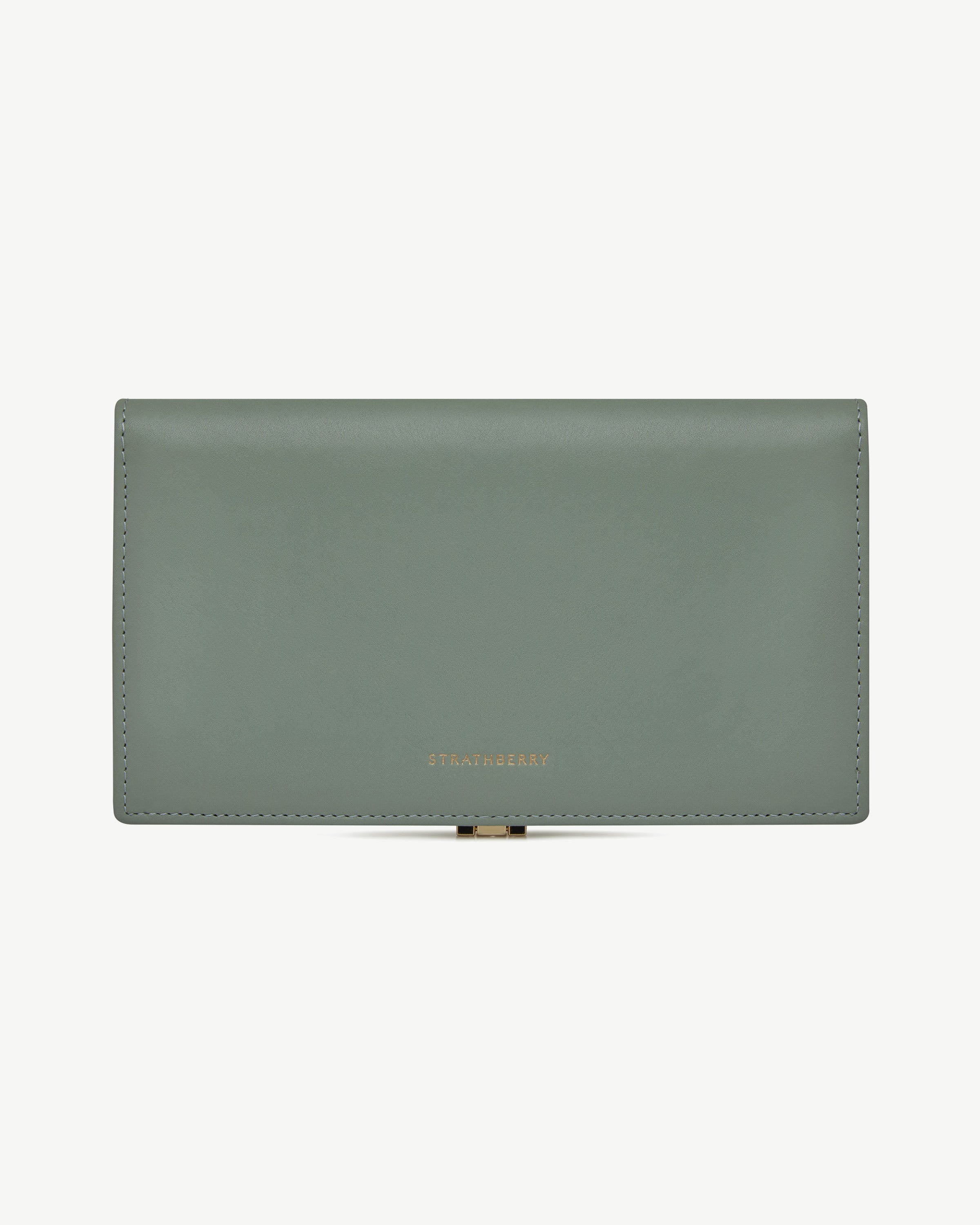 Large Melville Street Wallet in Library Green