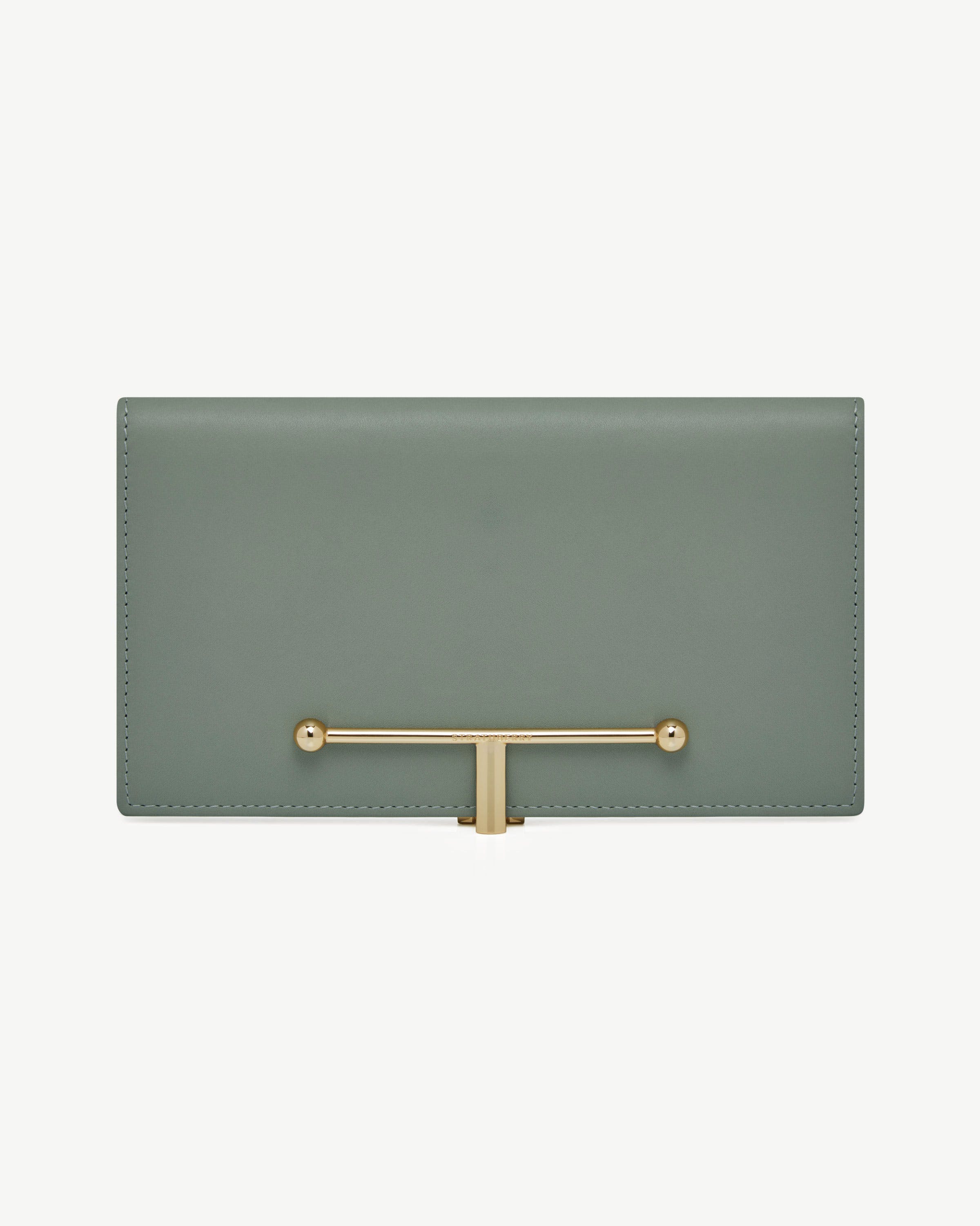 Large Melville Street Wallet in Library Green