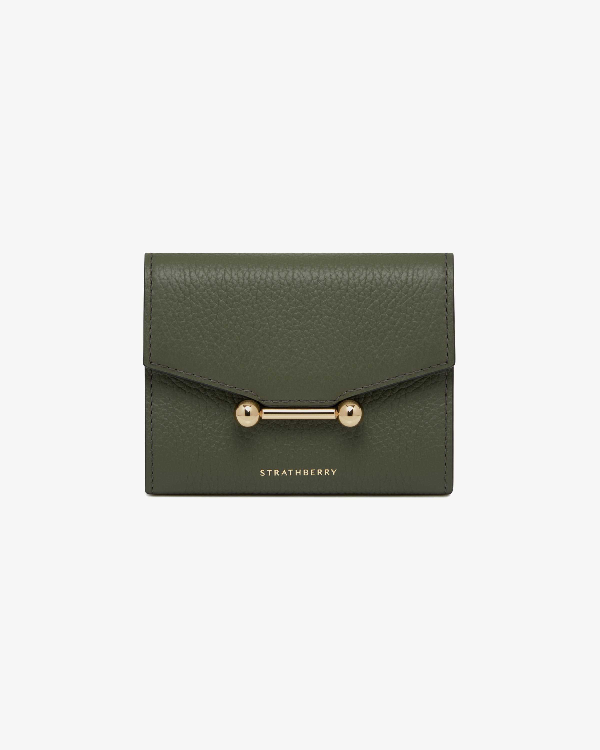 Mosaic Trifold Wallet in Pine Green