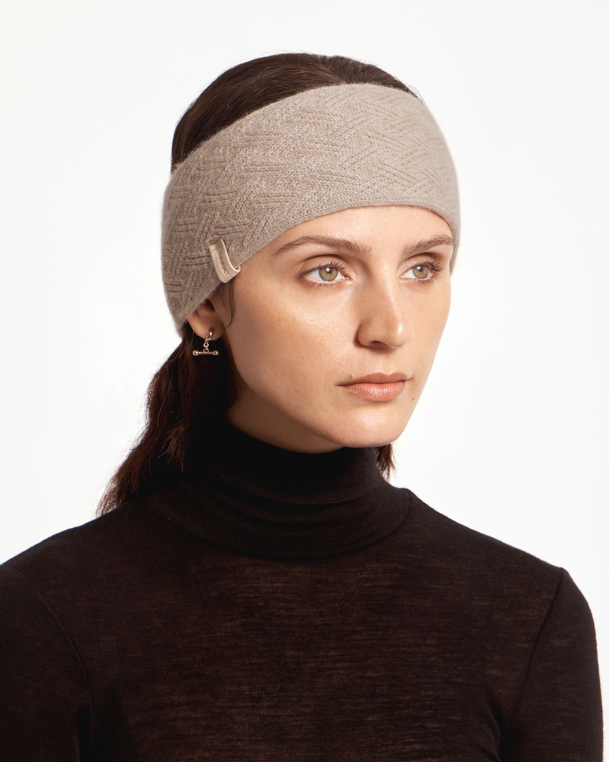 Sanday Cashmere Headband in Oat