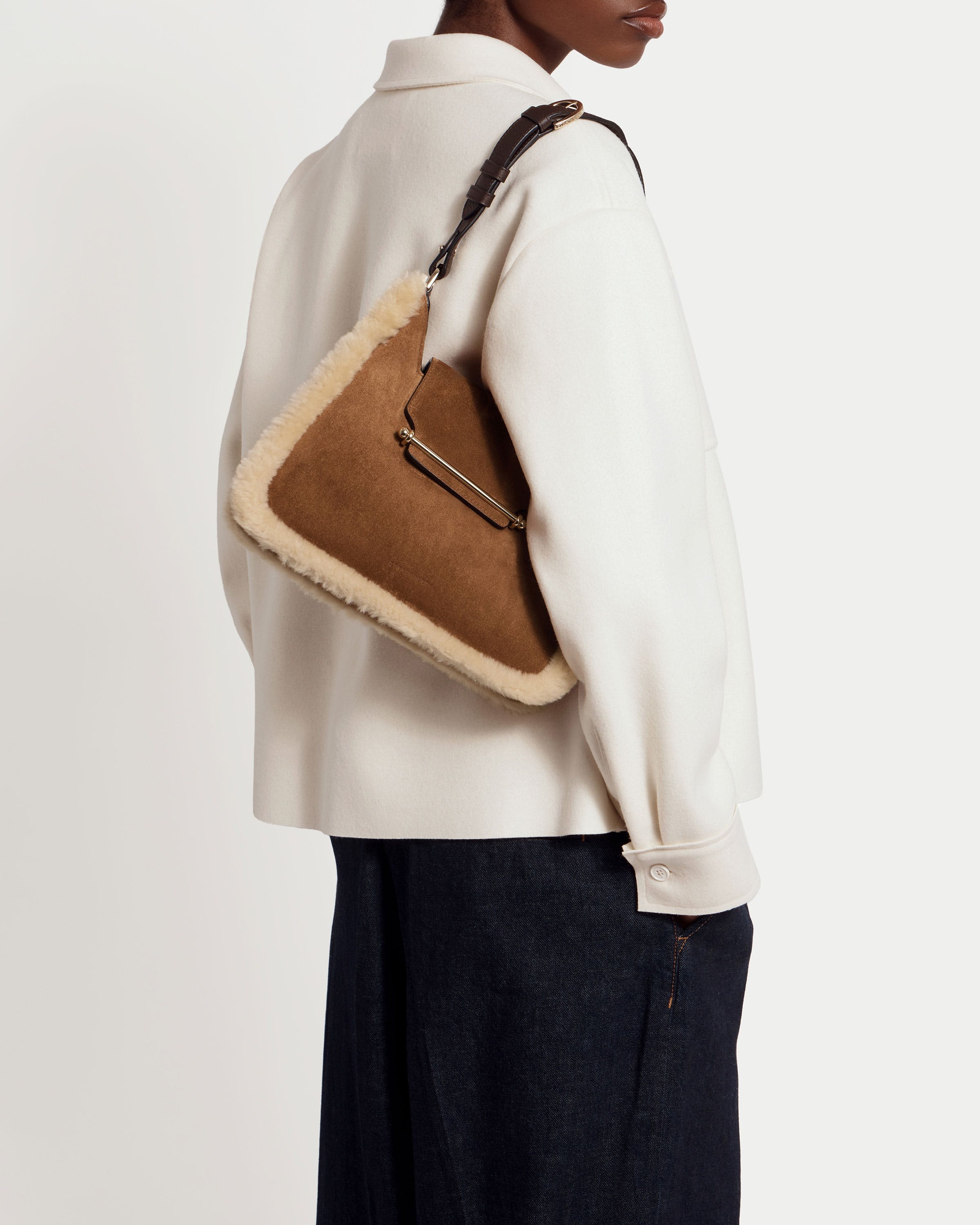 Multrees Hobo — Tan, Sand & Espresso with Suede & Shearling