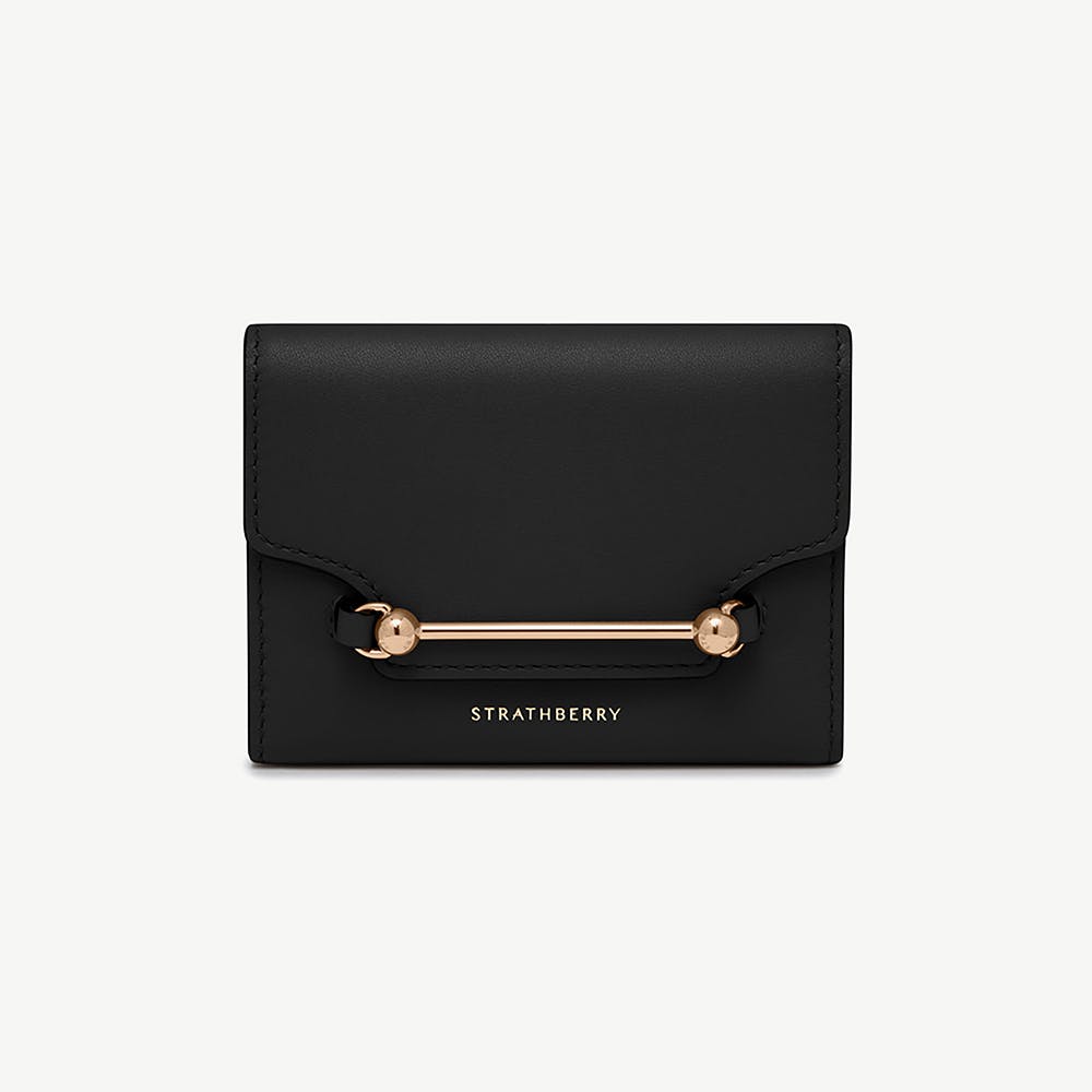 Multrees Trifold Wallet in Black