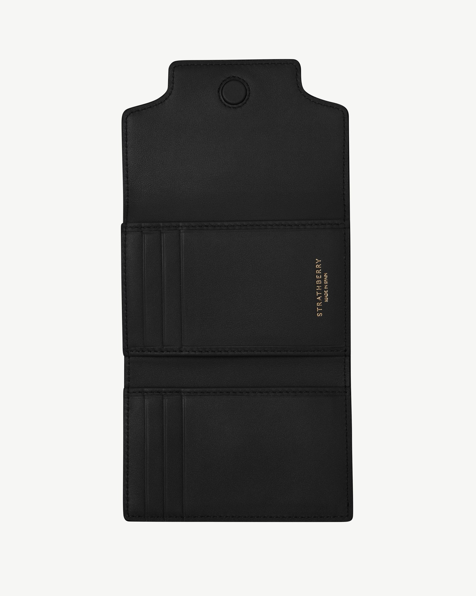 Multrees Trifold Wallet in Black