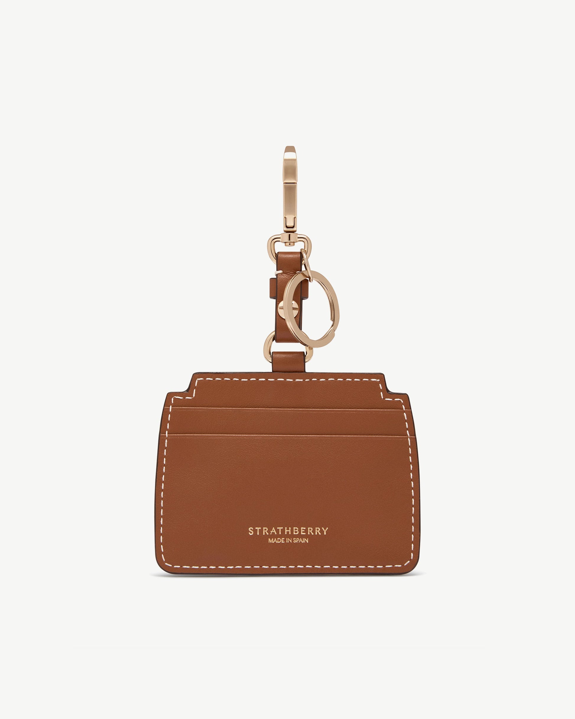 Mosaic Cardholder Charm in Chestnut