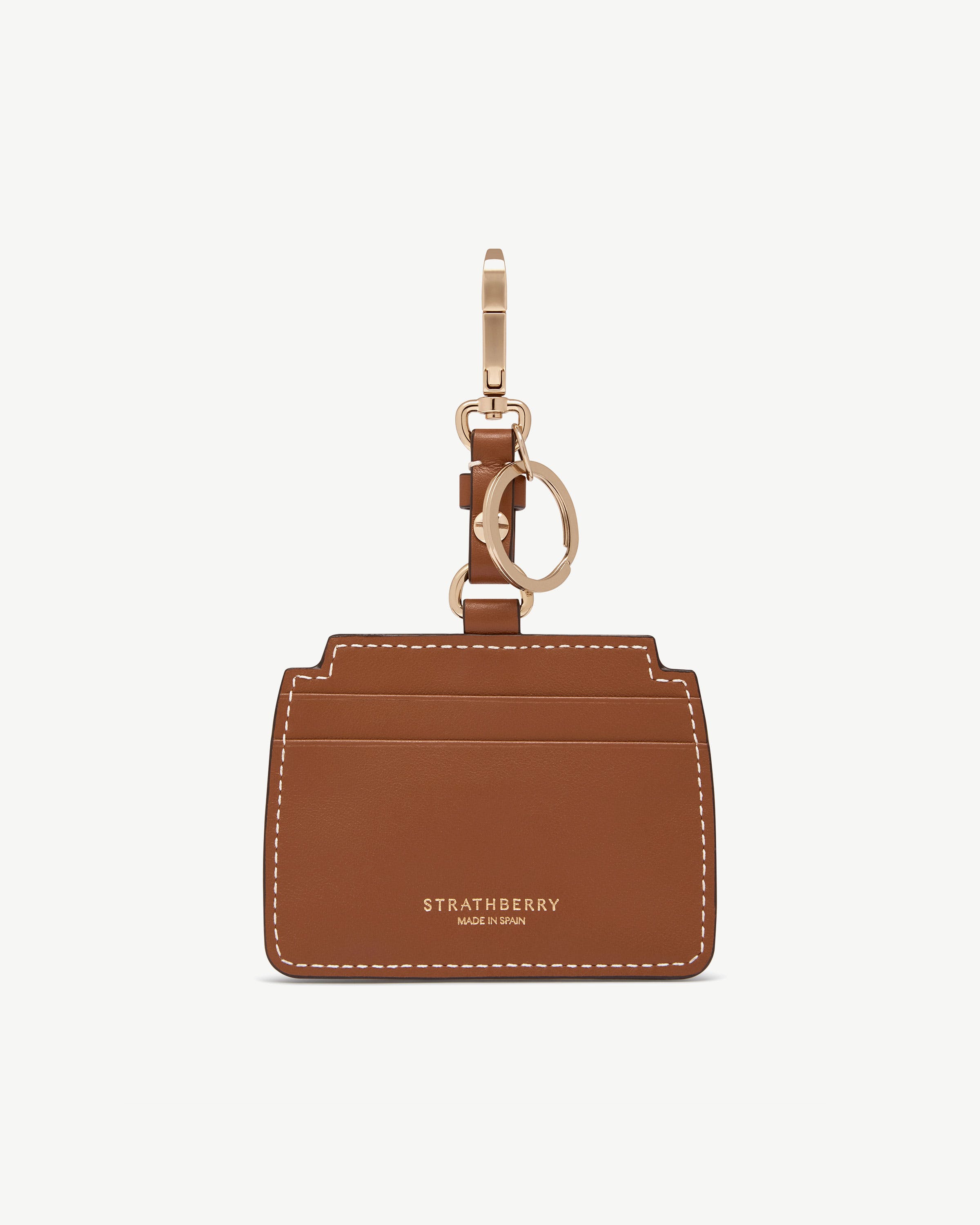 Mosaic Cardholder Charm in Chestnut