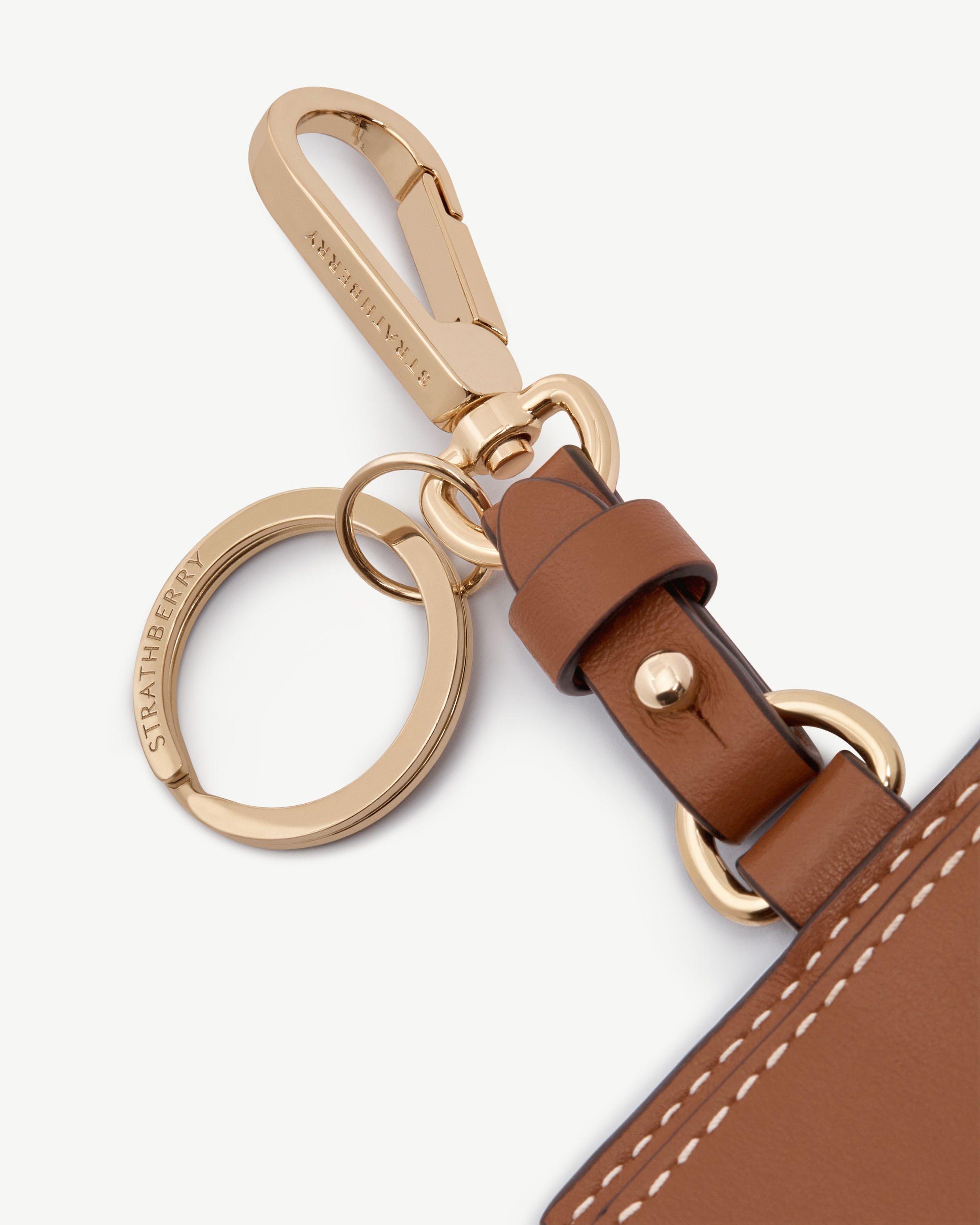 Mosaic Cardholder Charm in Chestnut