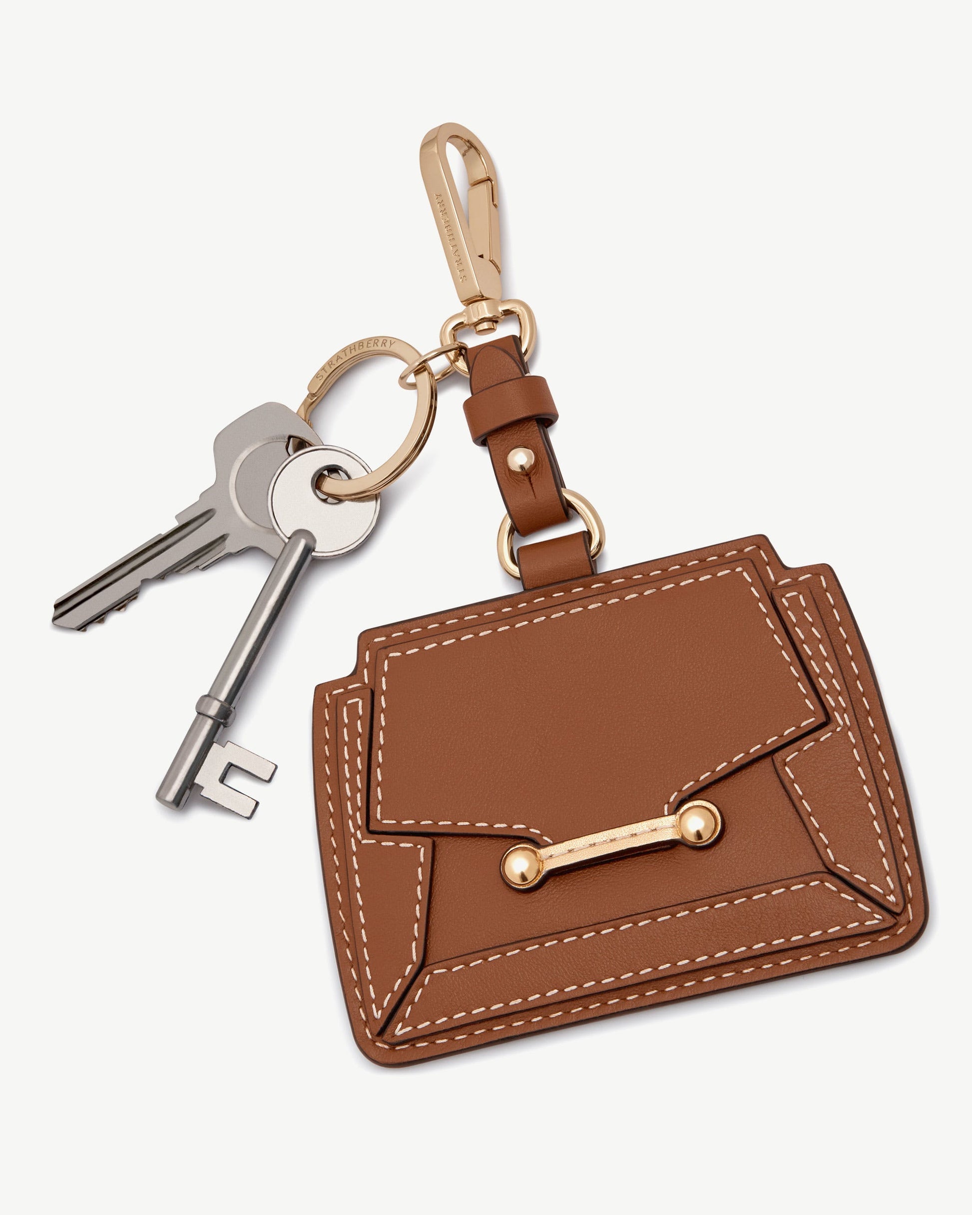 Mosaic Cardholder Charm in Chestnut