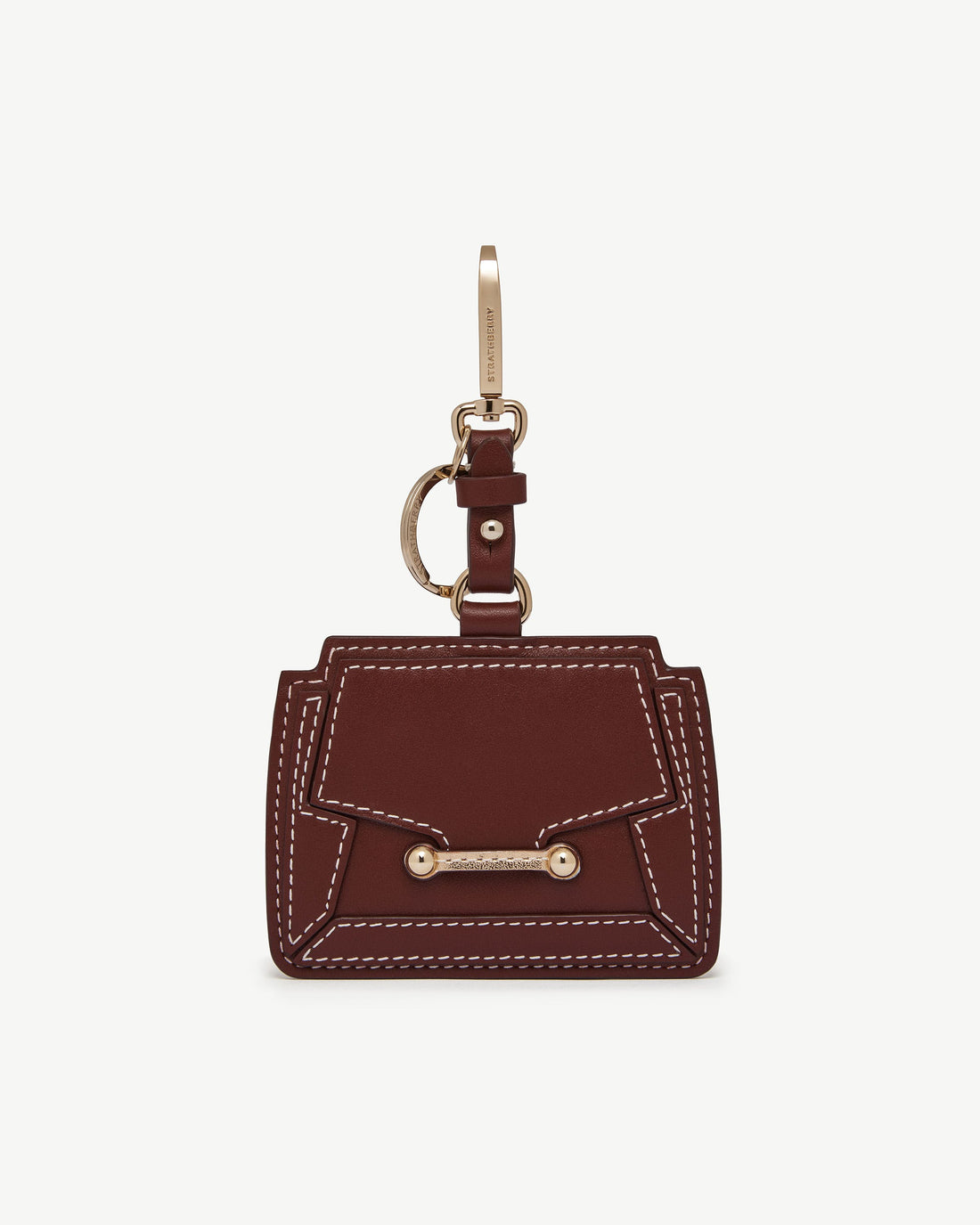 Mosaic Cardholder Charm in Oxblood