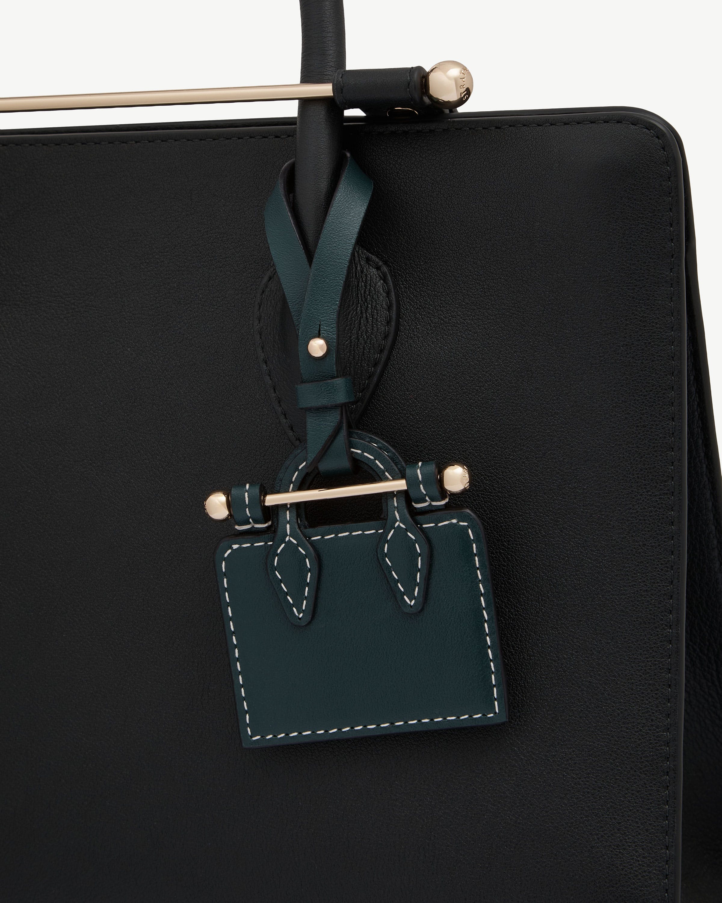 Tote Charm in Bottle Green