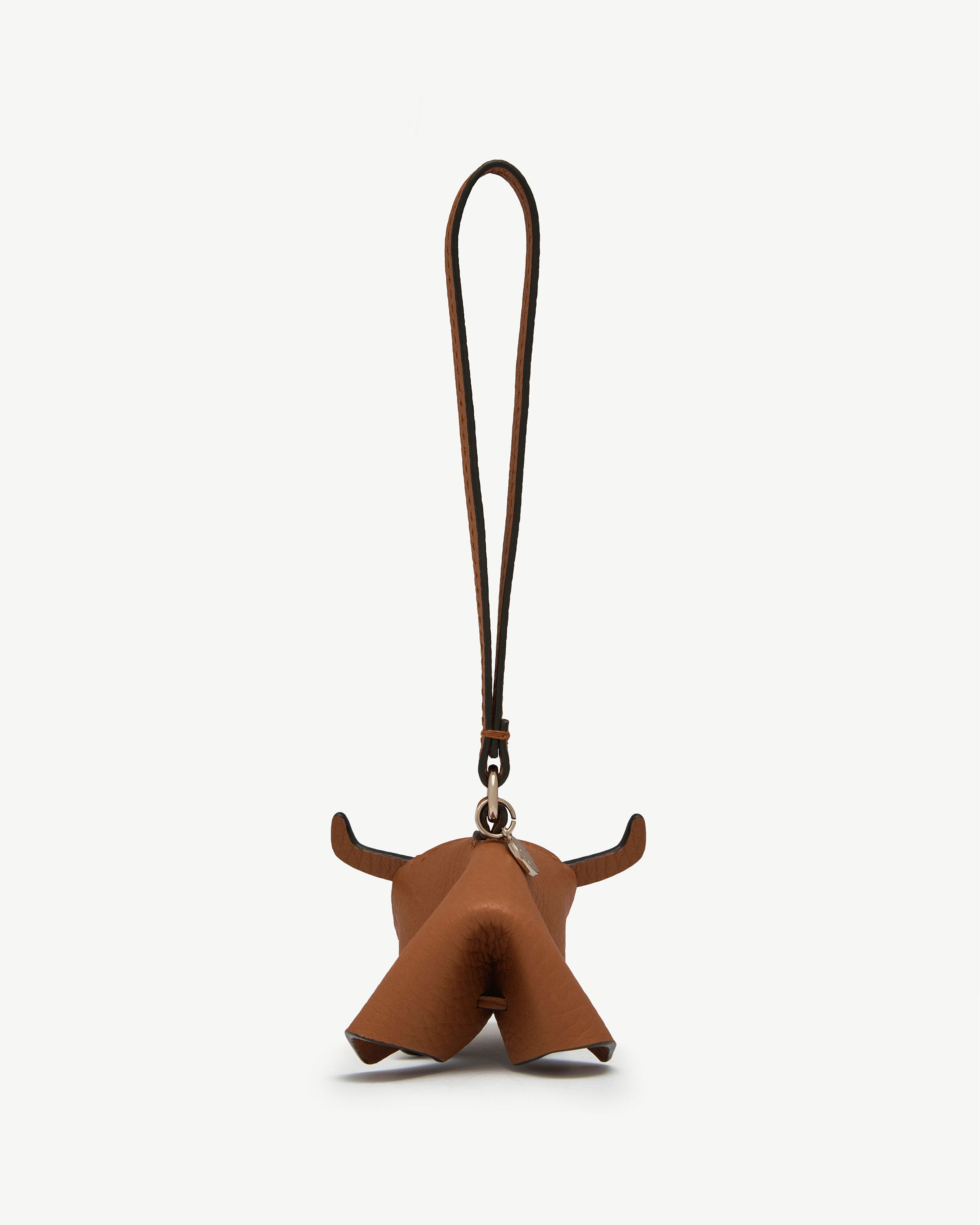 Highland Cow Bag Charm in Tan