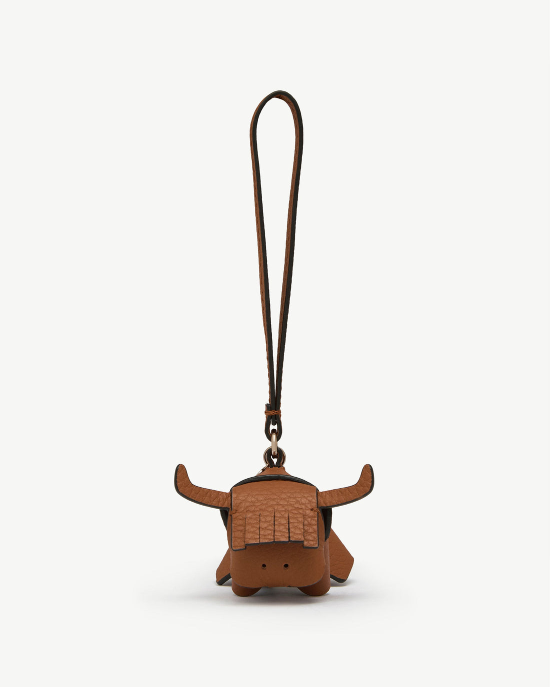 Highland Cow Bag Charm in Tan