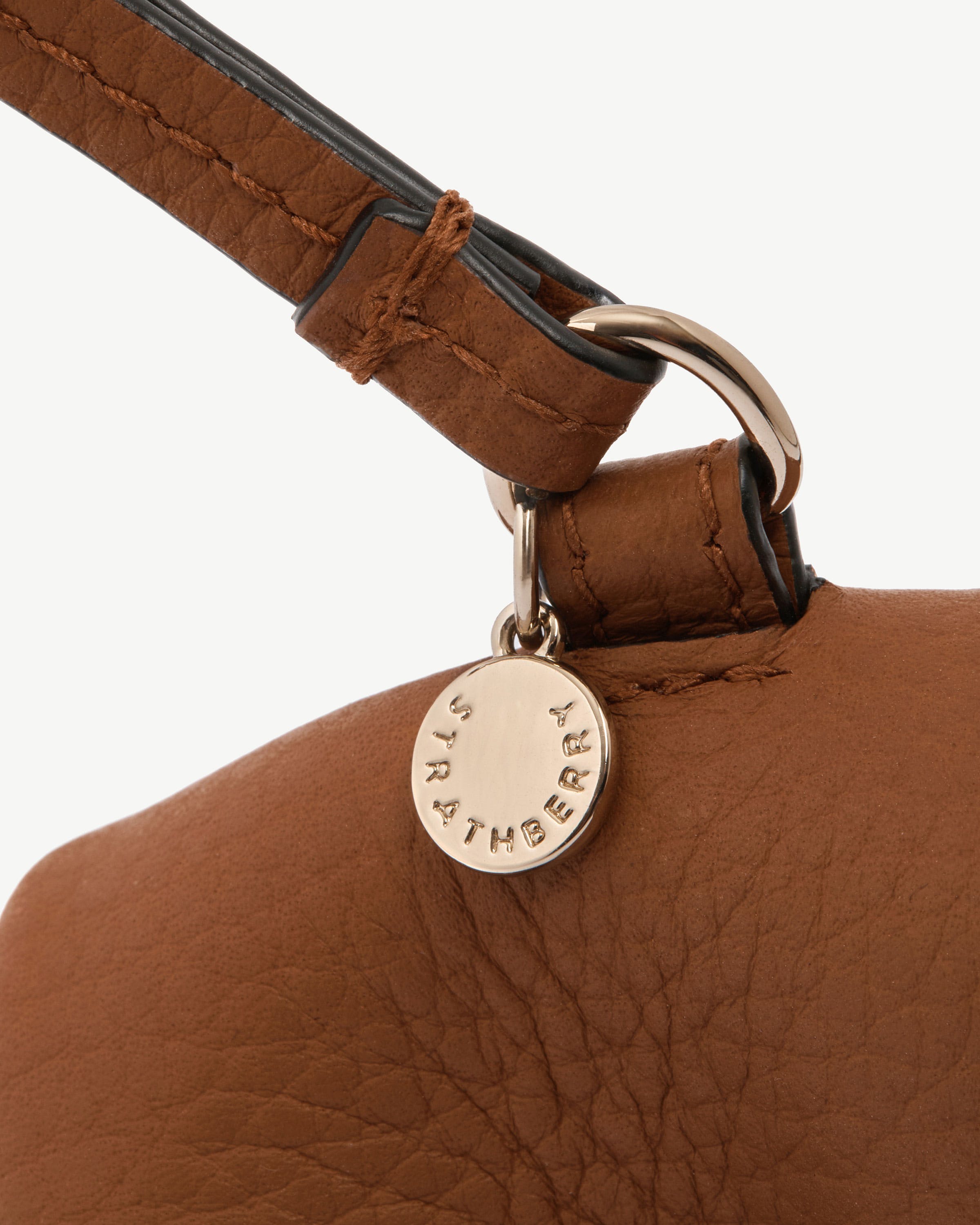 Highland Cow Bag Charm in Tan