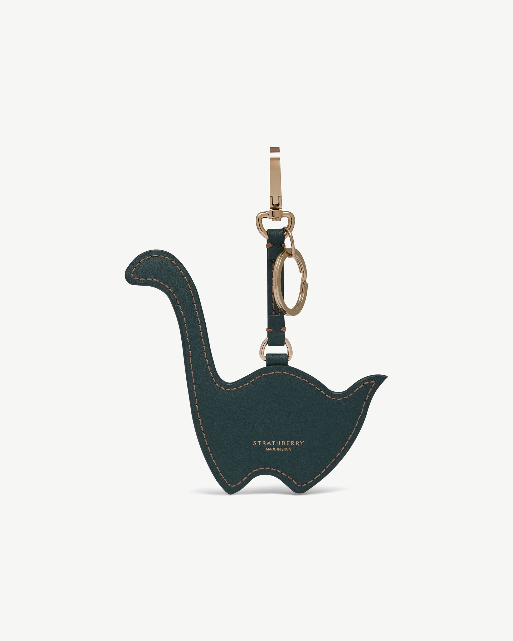 Nessie Bag Charm in Bottle Green