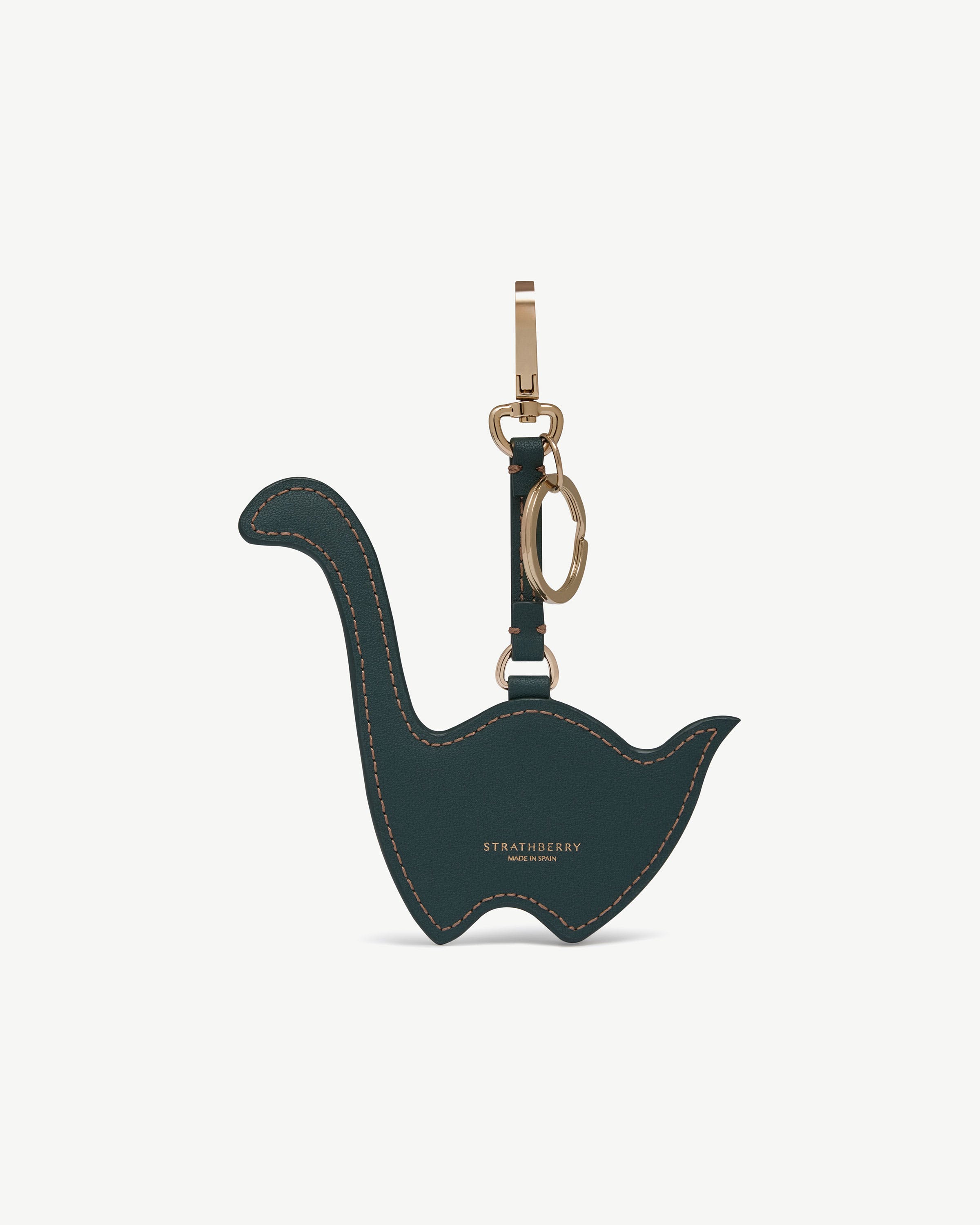 Nessie Bag Charm in Bottle Green