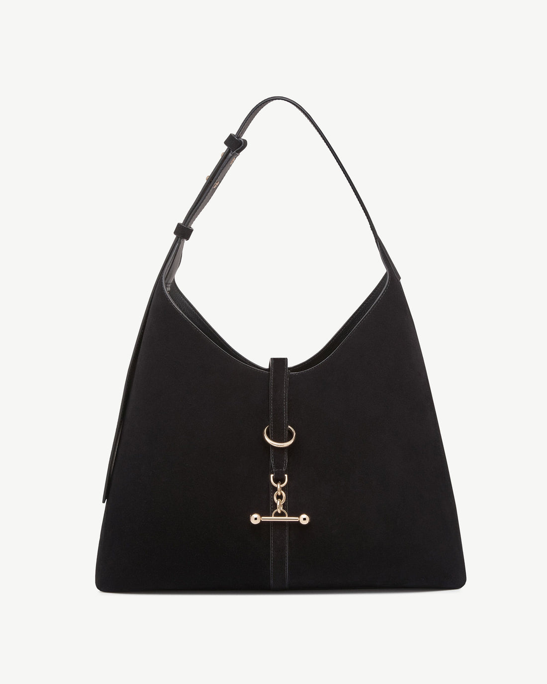 Kite Hobo Maxi in Black Suede