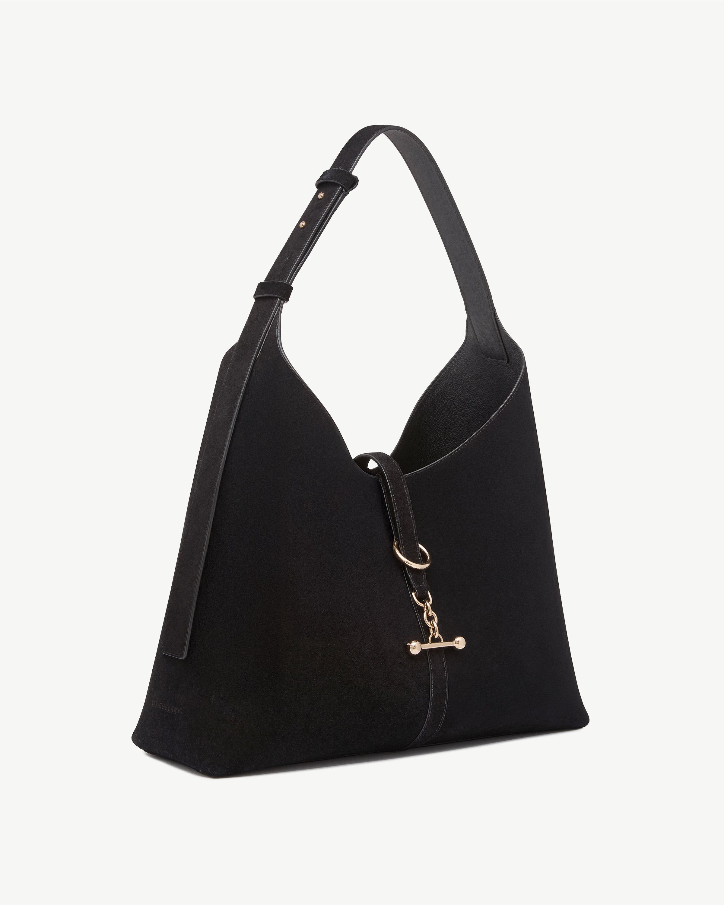 Kite Hobo Maxi in Black Suede