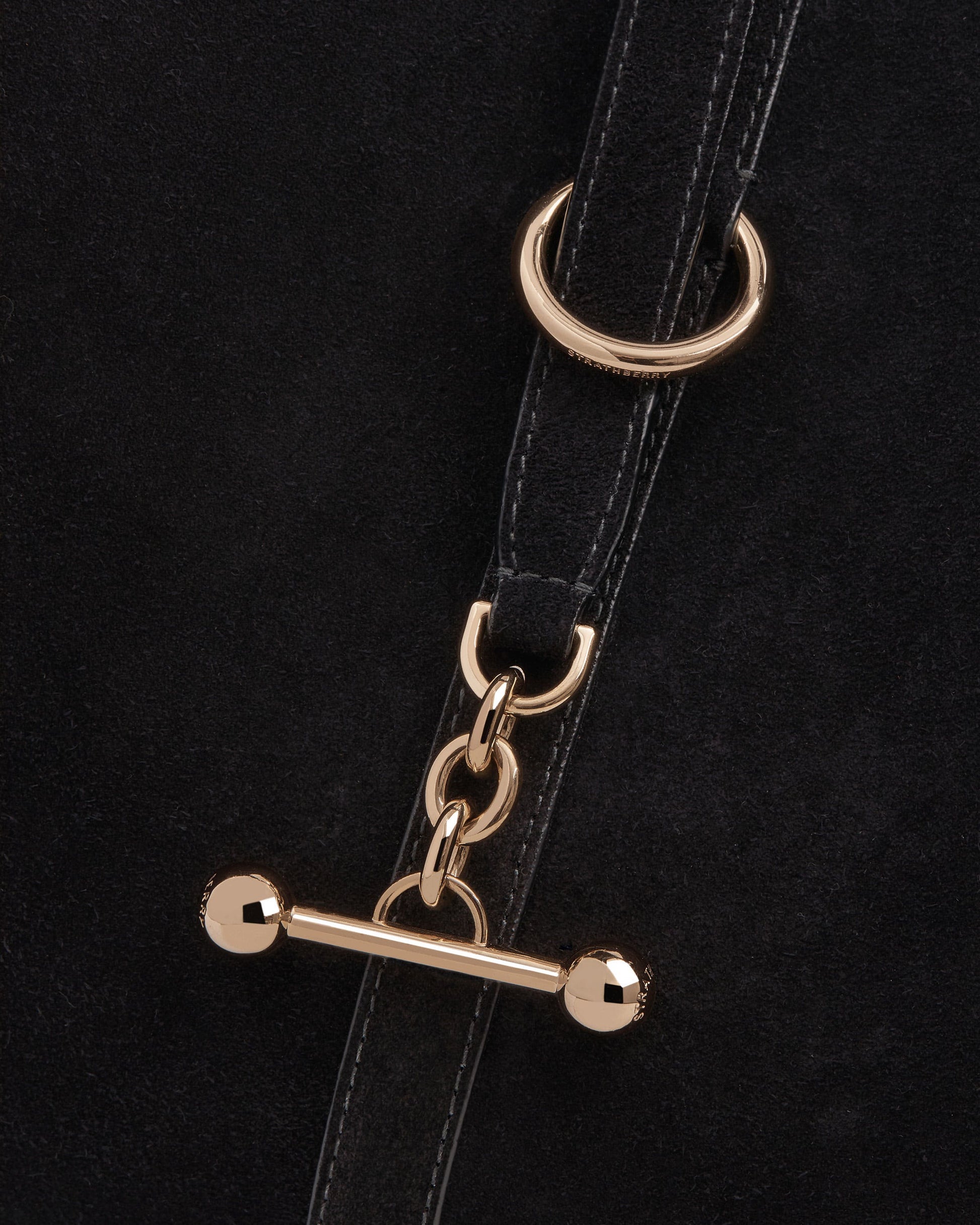 Kite Hobo Maxi in Black Suede