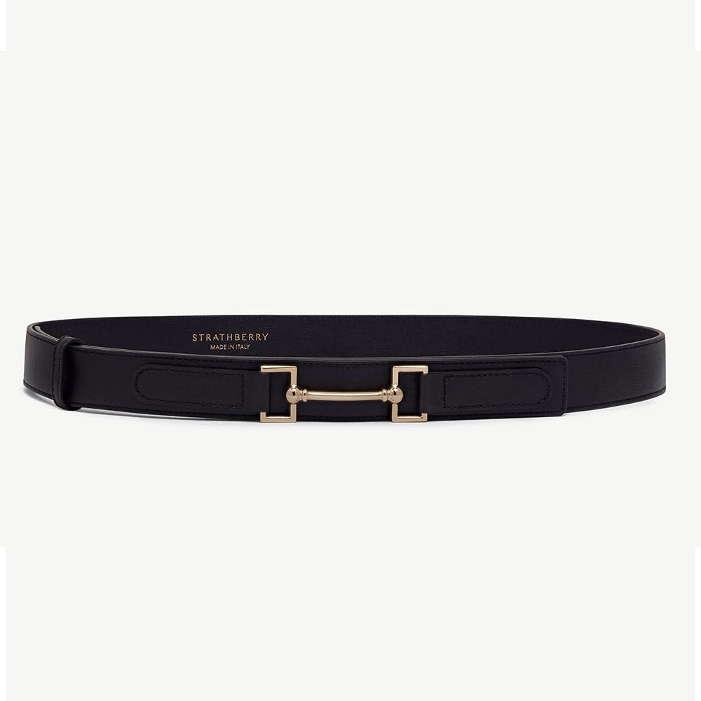 Stockbridge Leather Belt in Black