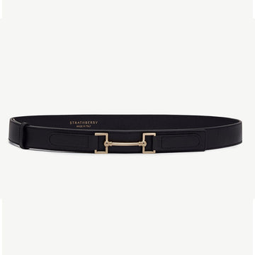 Stockbridge Leather Belt in Black