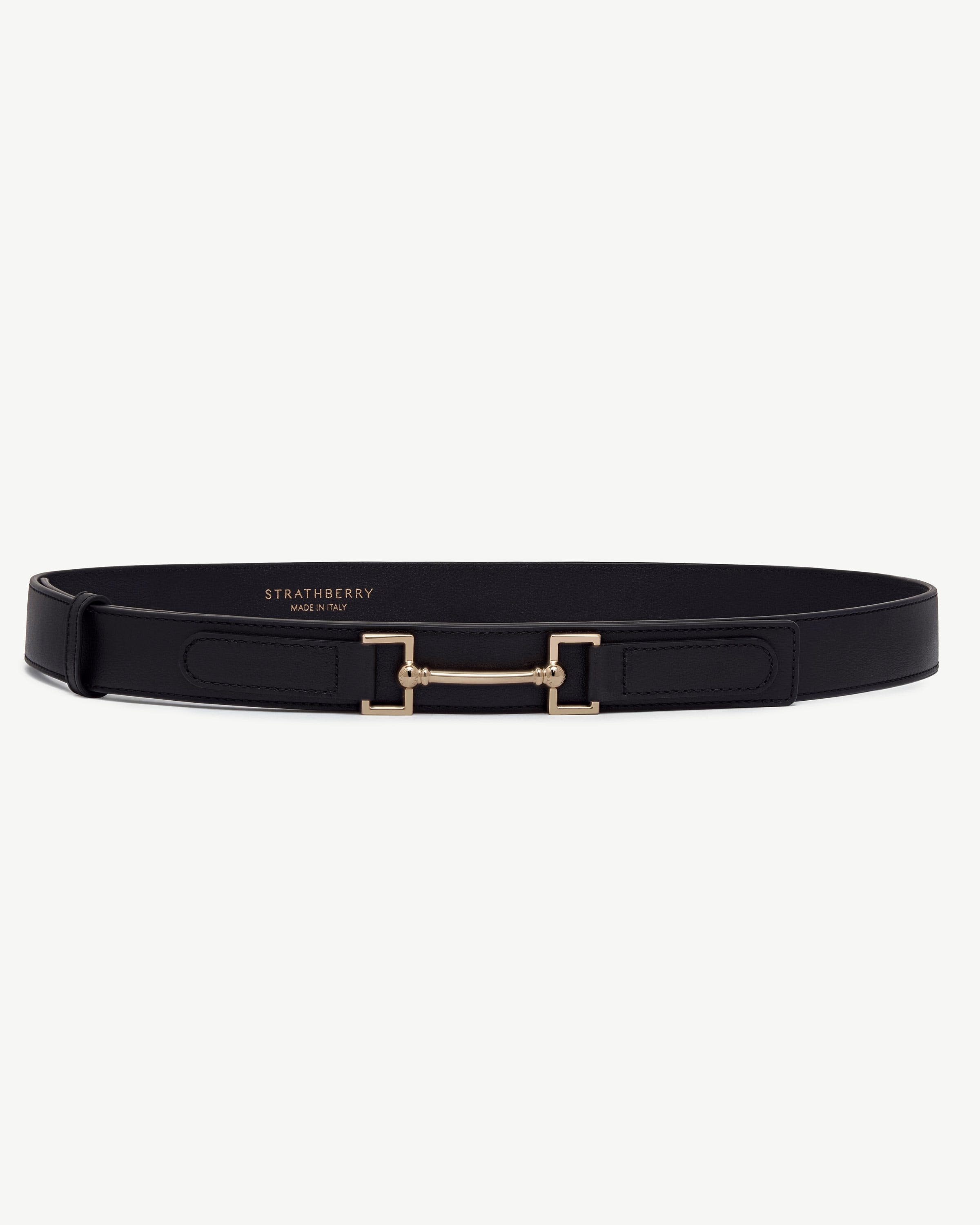 Stockbridge Leather Belt in Black