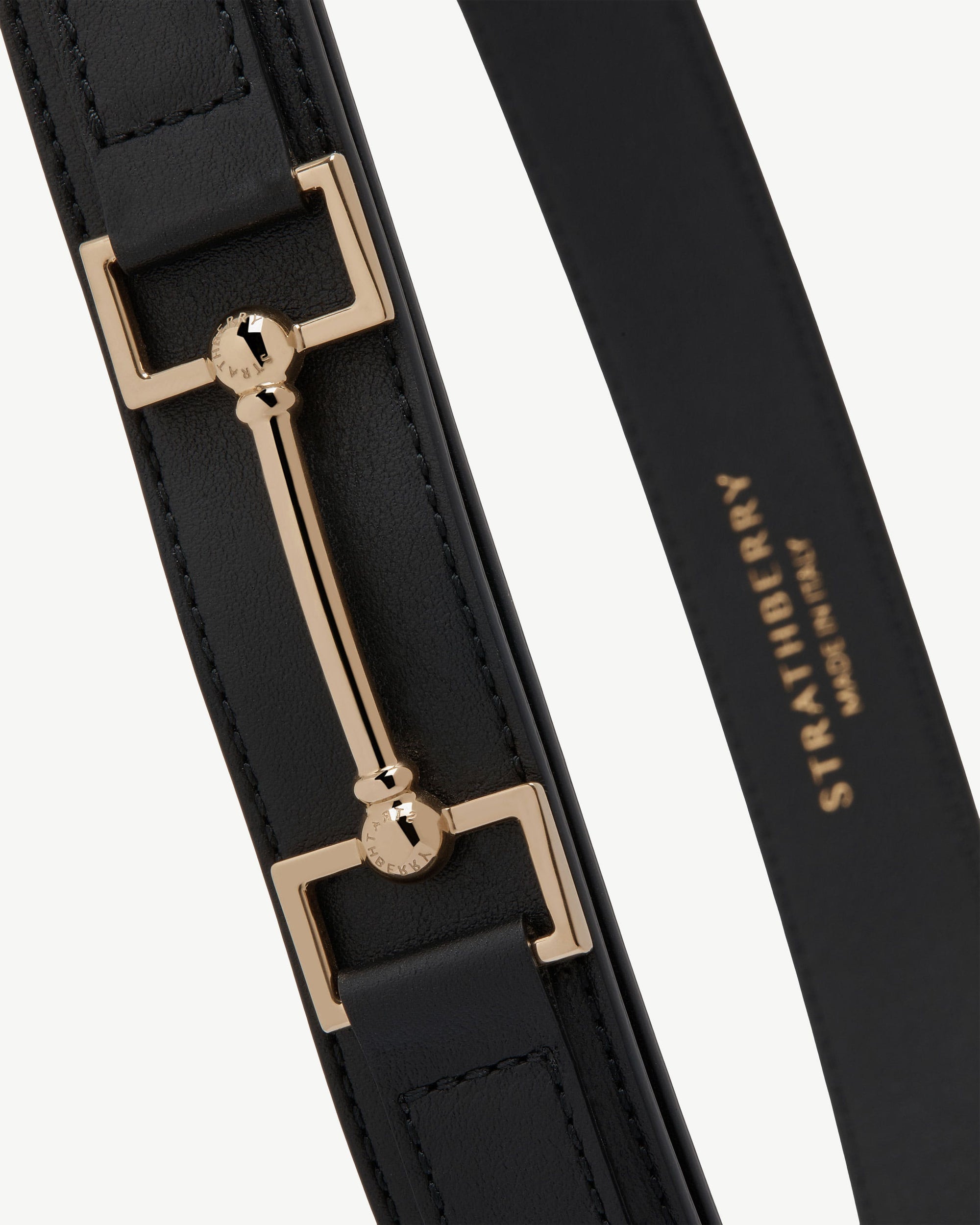 Stockbridge Leather Belt in Black