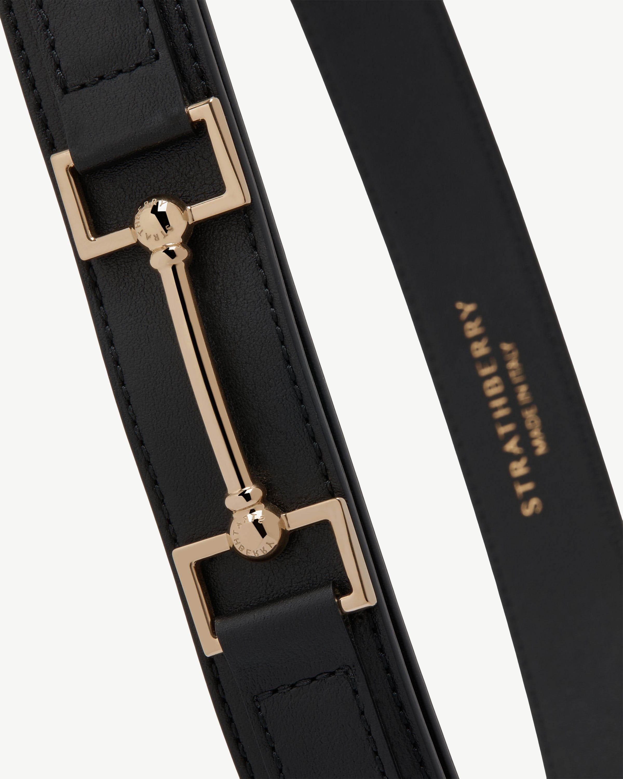 Stockbridge Leather Belt in Black