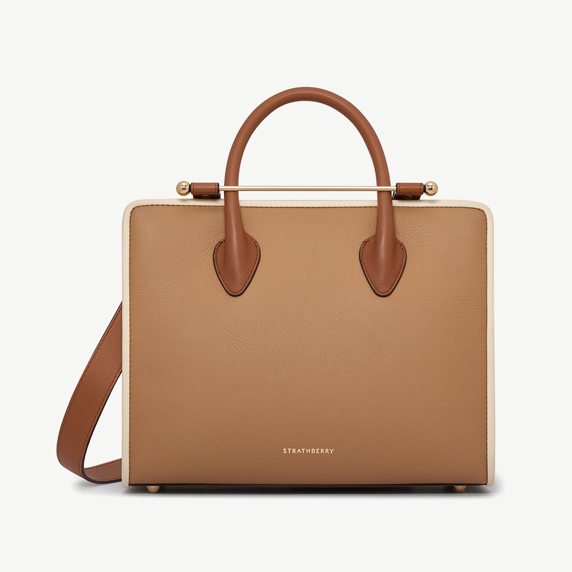 Midi Tote — Caramel, Chestnut & Vanilla