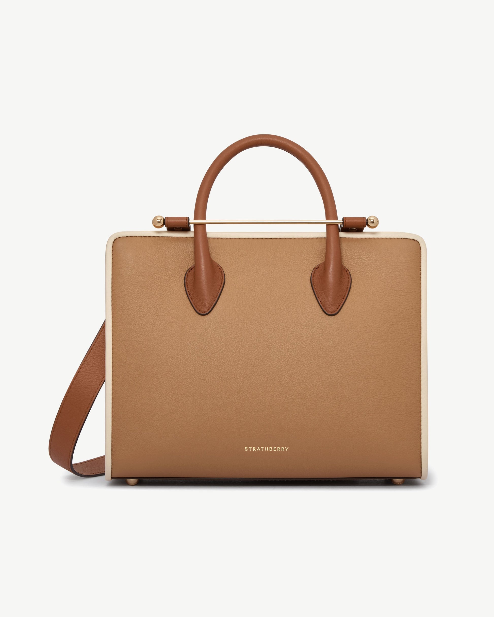 Midi Tote — Caramel, Chestnut & Vanilla