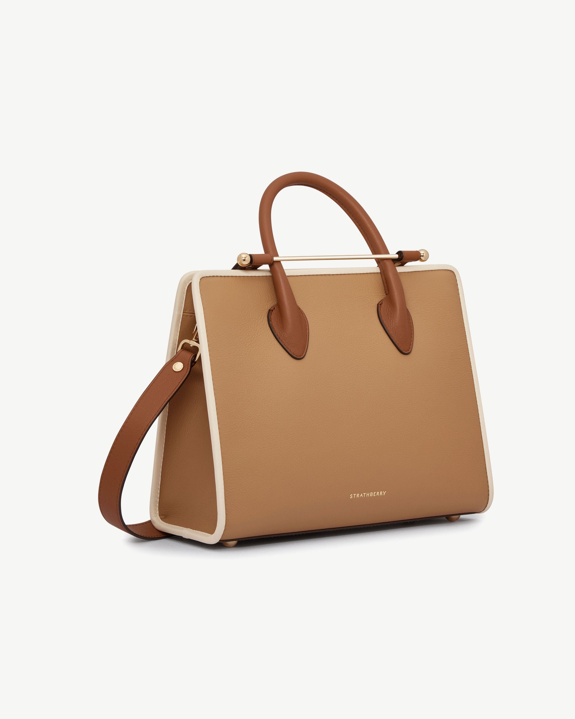 Midi Tote — Caramel, Chestnut & Vanilla