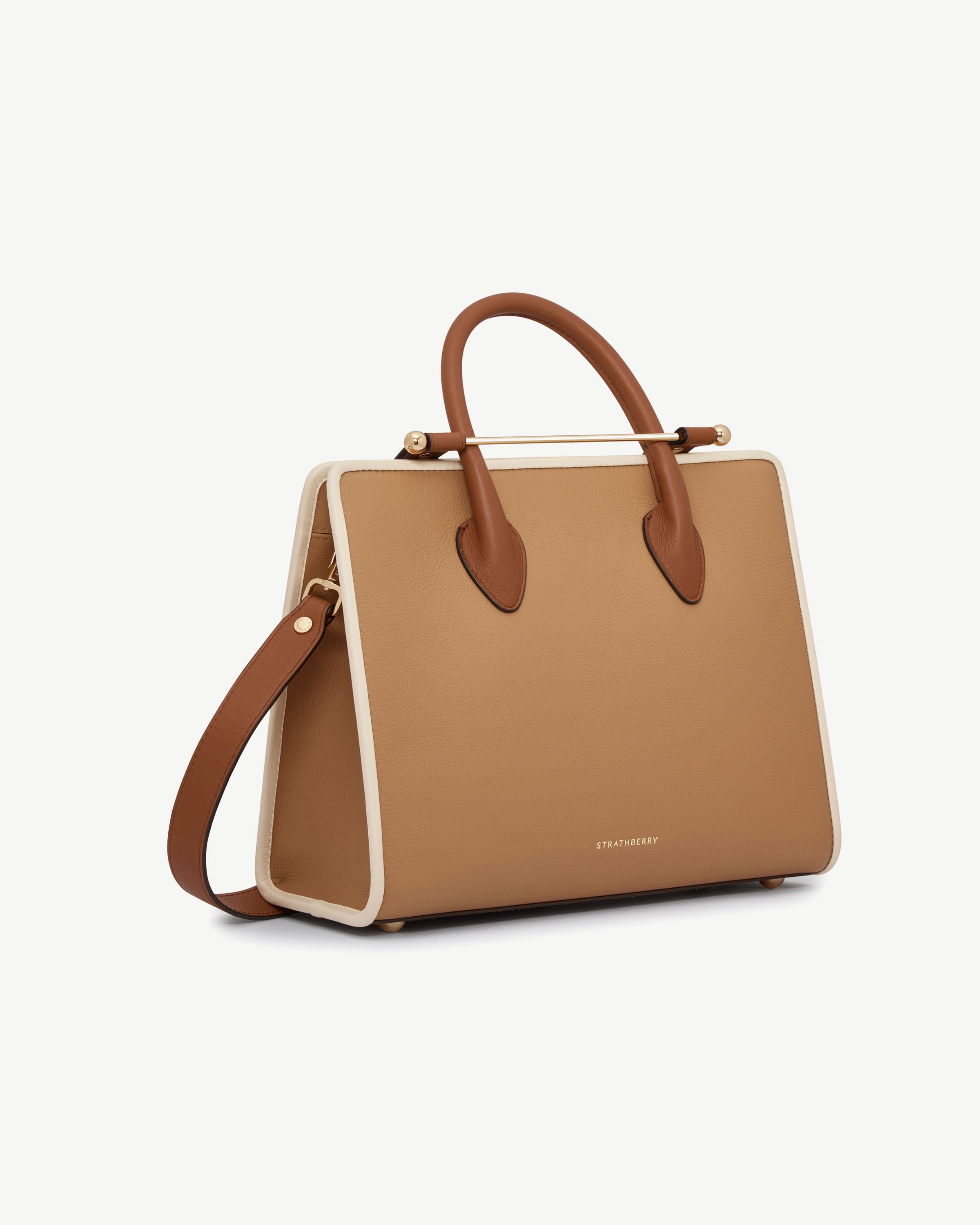 Midi Tote — Caramel, Chestnut & Vanilla