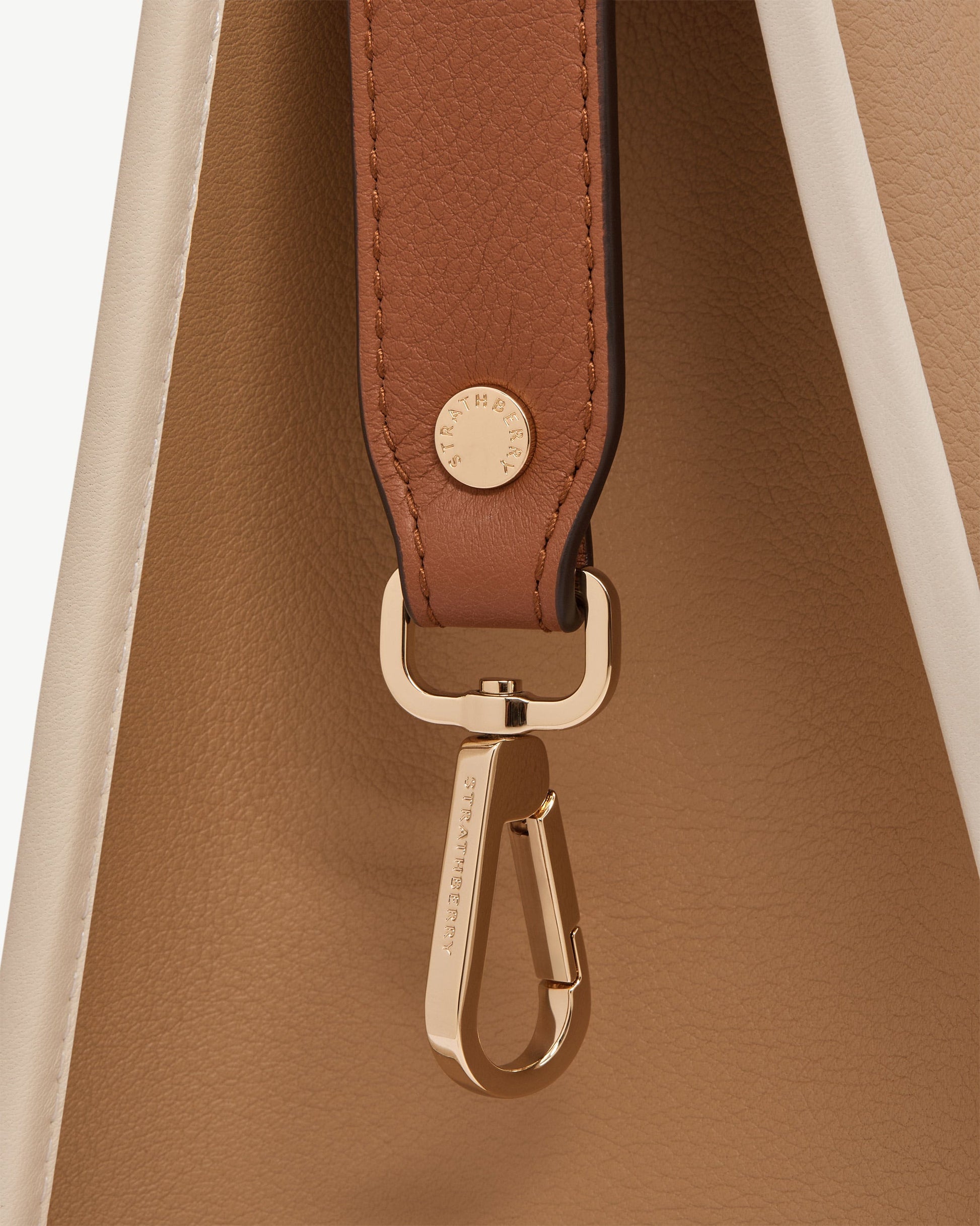 Midi Tote — Caramel, Chestnut & Vanilla