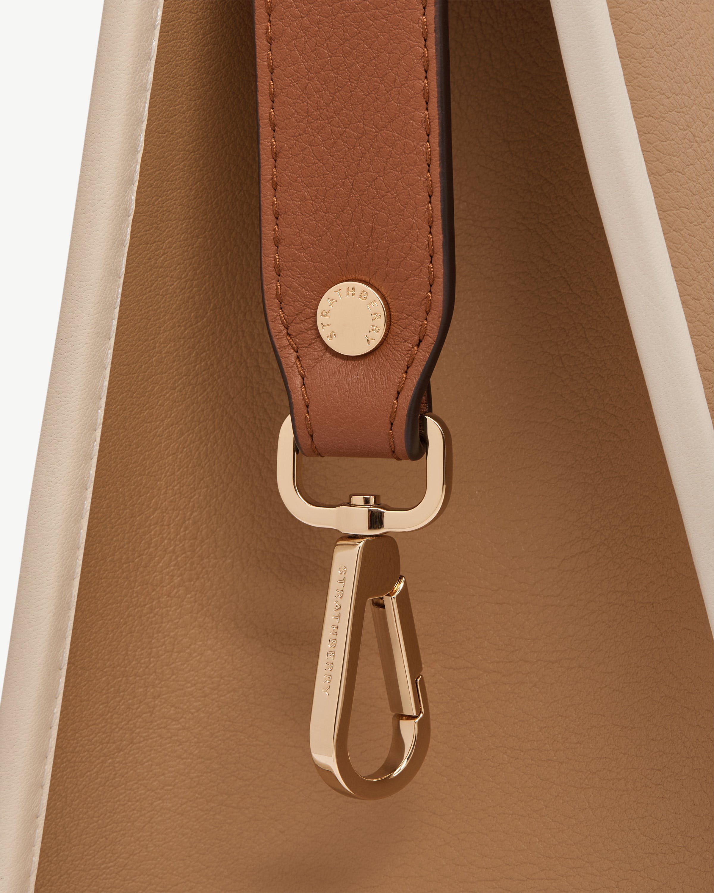 Midi Tote — Caramel, Chestnut & Vanilla