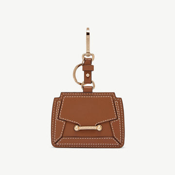Mosaic Cardholder Charm in Chestnut