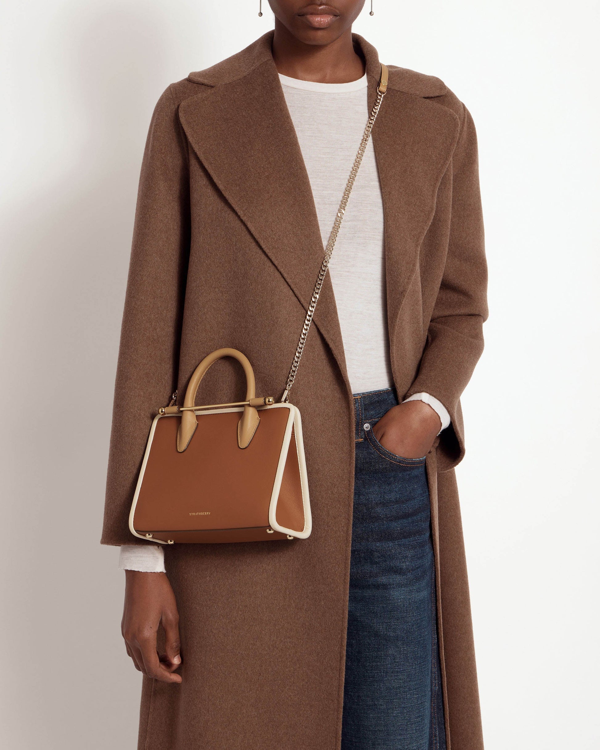 Mini Tote — Caramel, Sand & Chestnut