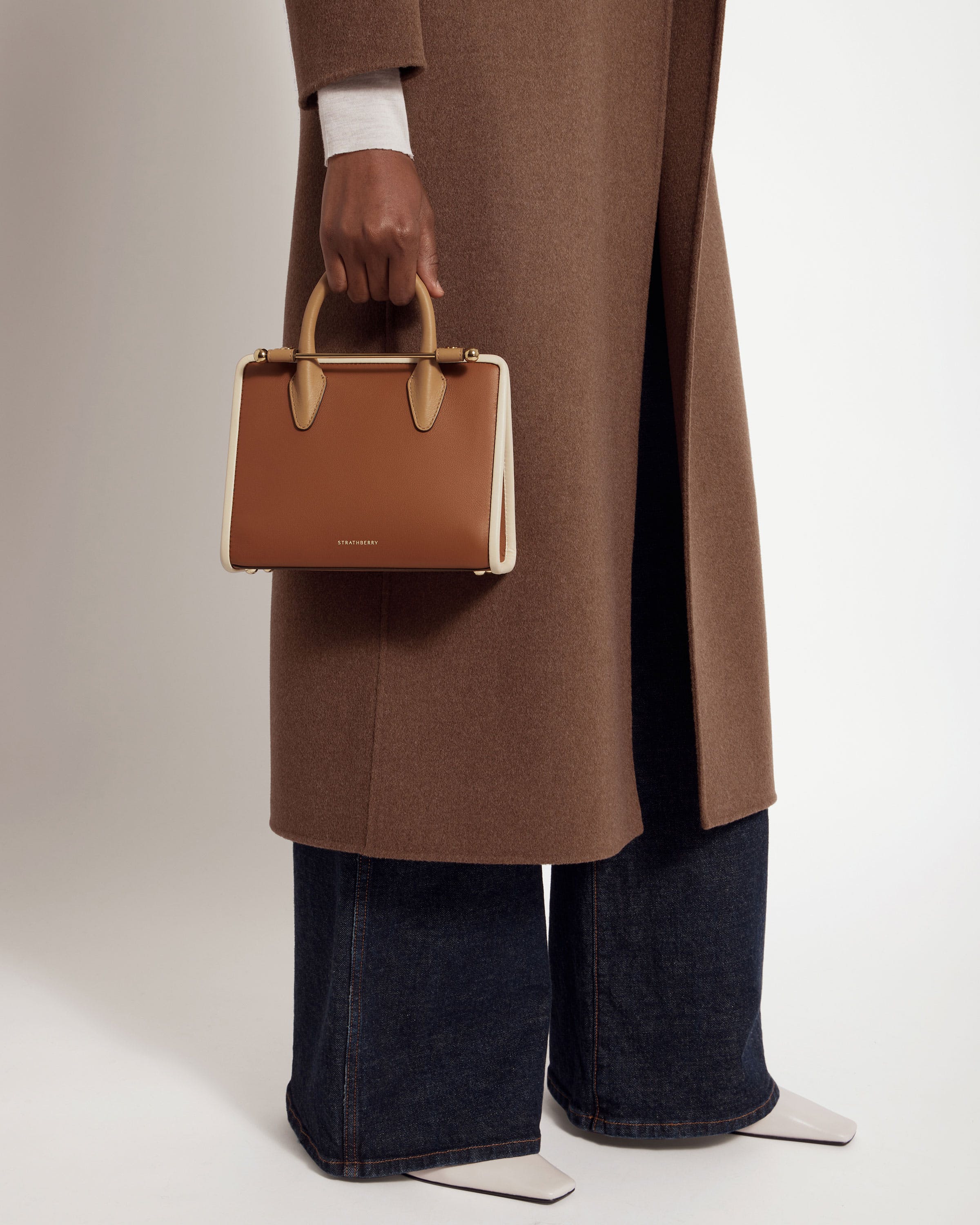 Mini Tote — Caramel, Sand & Chestnut