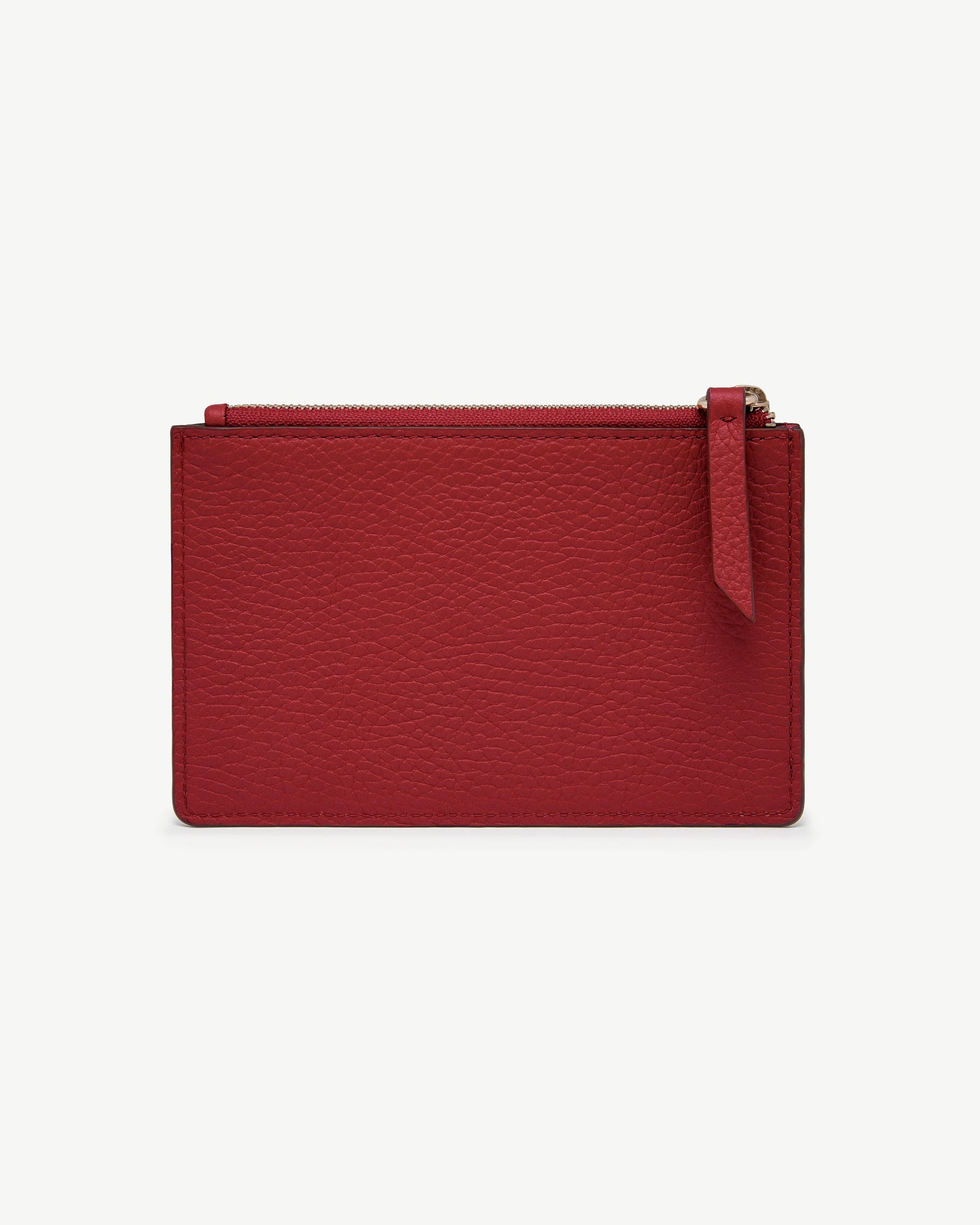 Charlotte Purse in Ruby — Handcrafted Leather Organiser