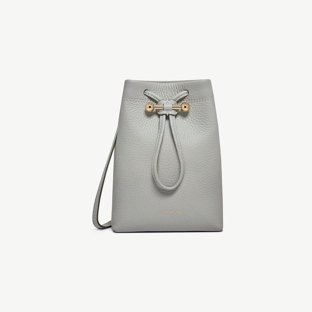 Osette Midi Pouch in Marble Grey