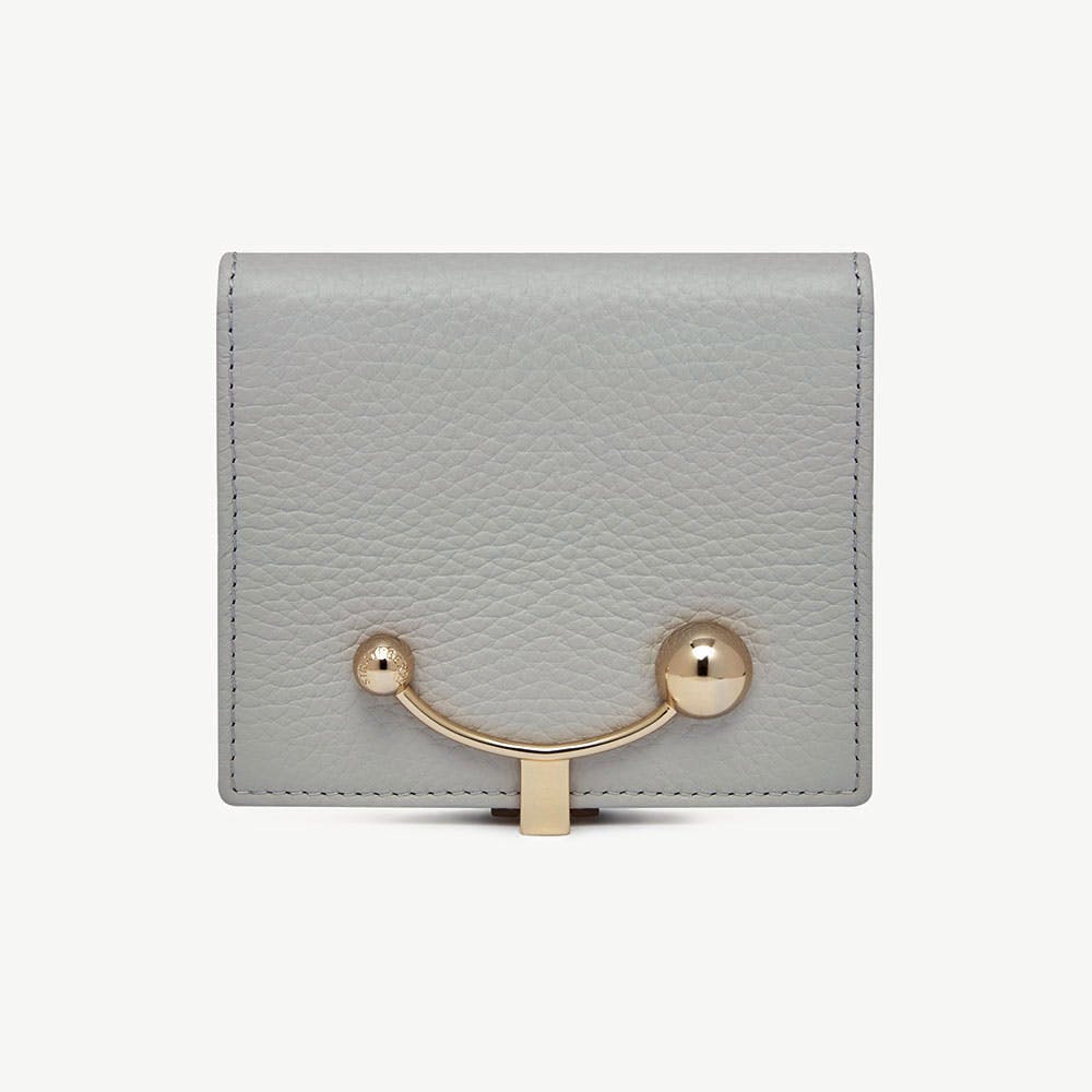 Crescent Wallet in Marble Grey