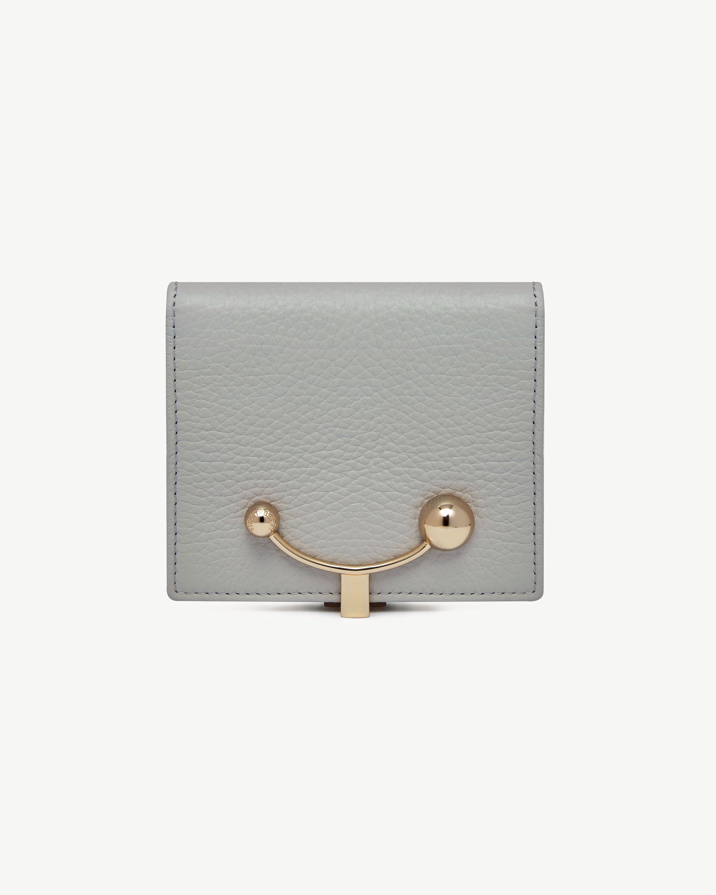 Crescent Wallet in Marble Grey