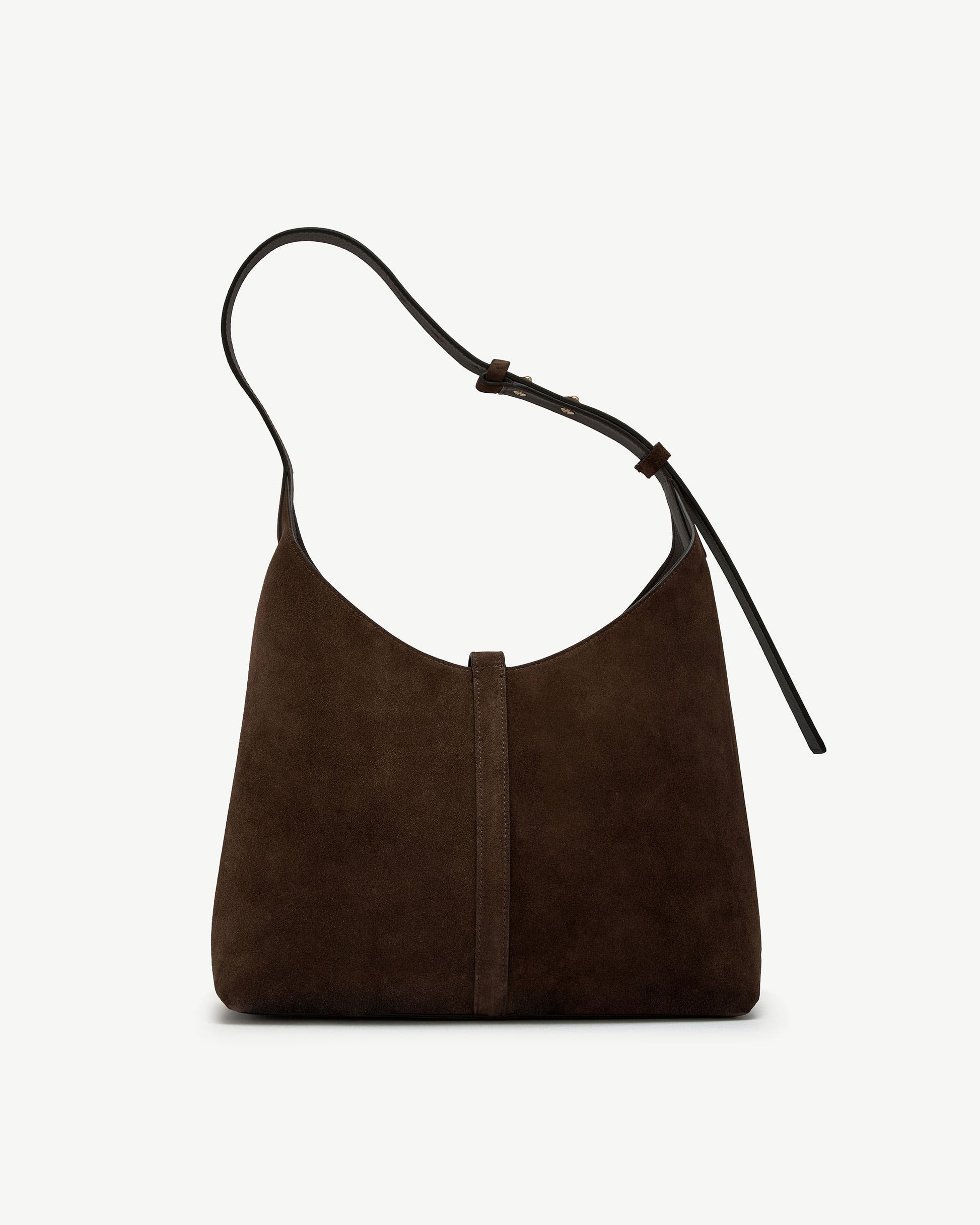 Kite Hobo in Chocolate Suede