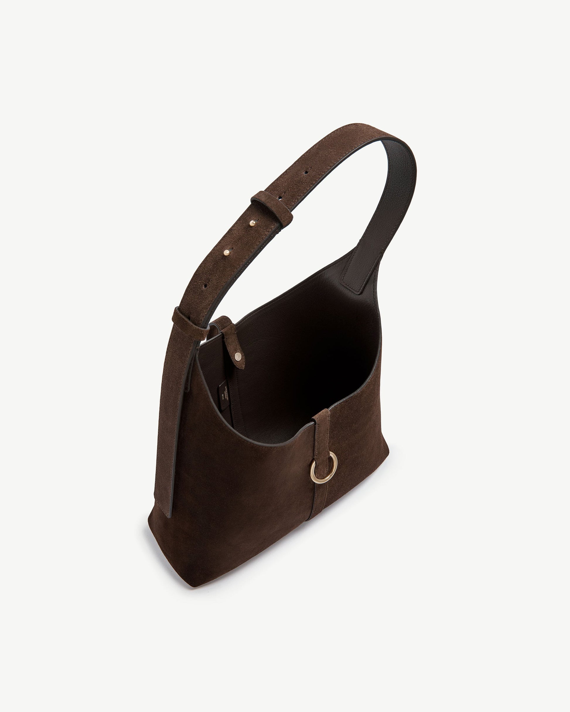 Kite Hobo in Chocolate Suede