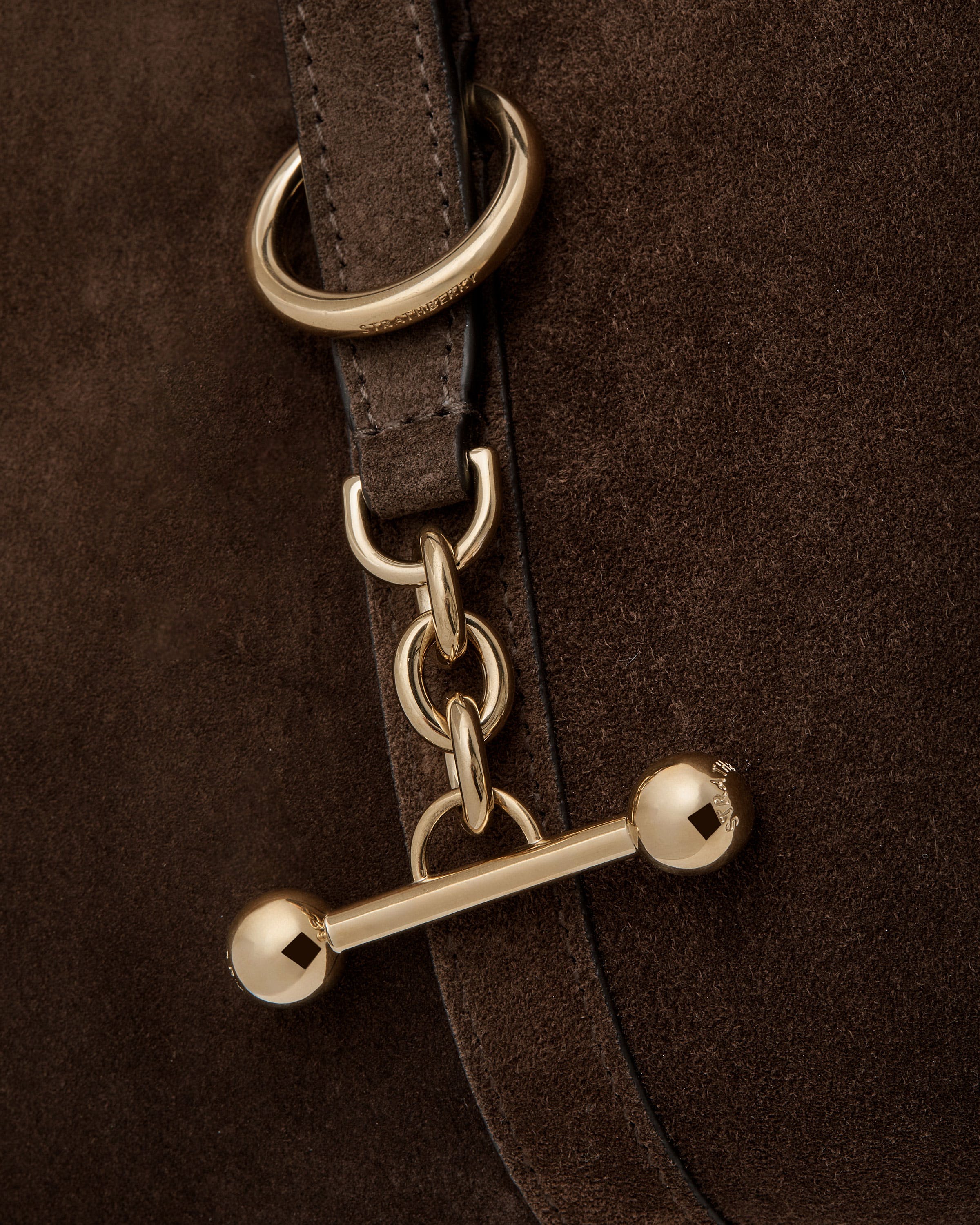 Kite Hobo in Chocolate Suede