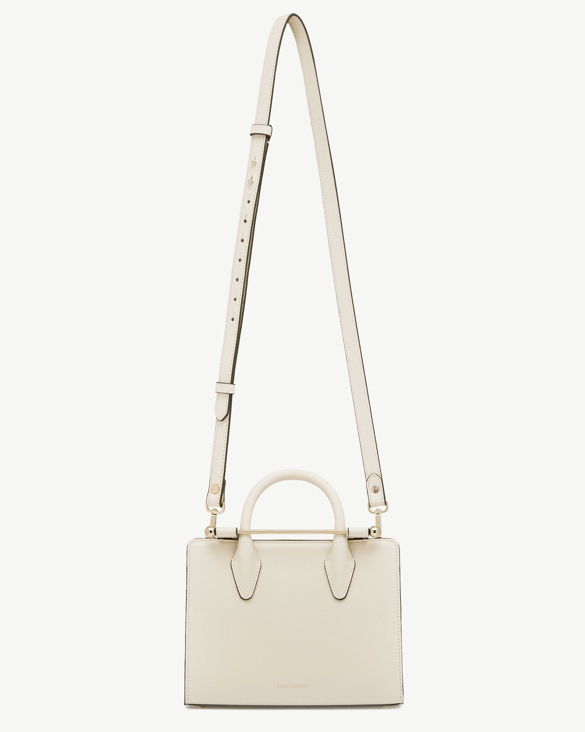 Thin Adjustable Leather Strap — Vanilla